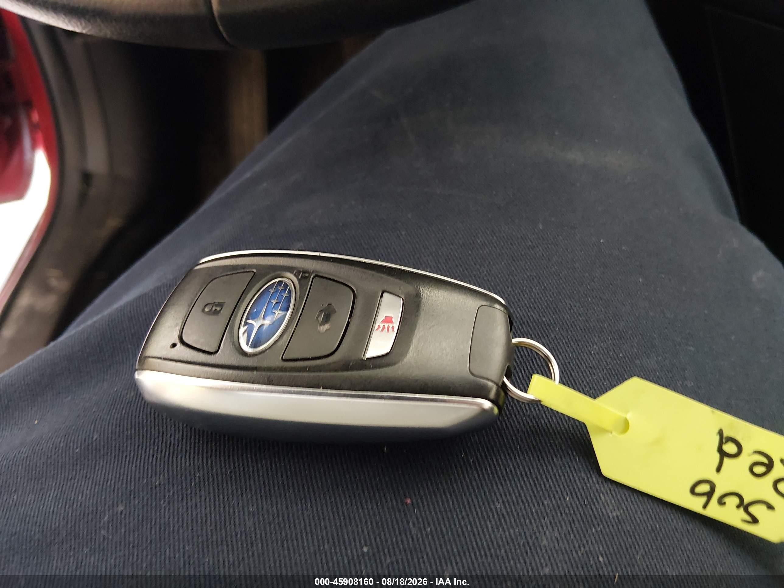 2021 Subaru Crosstrek Premium Красный vin: JF2GTAEC1M8376293