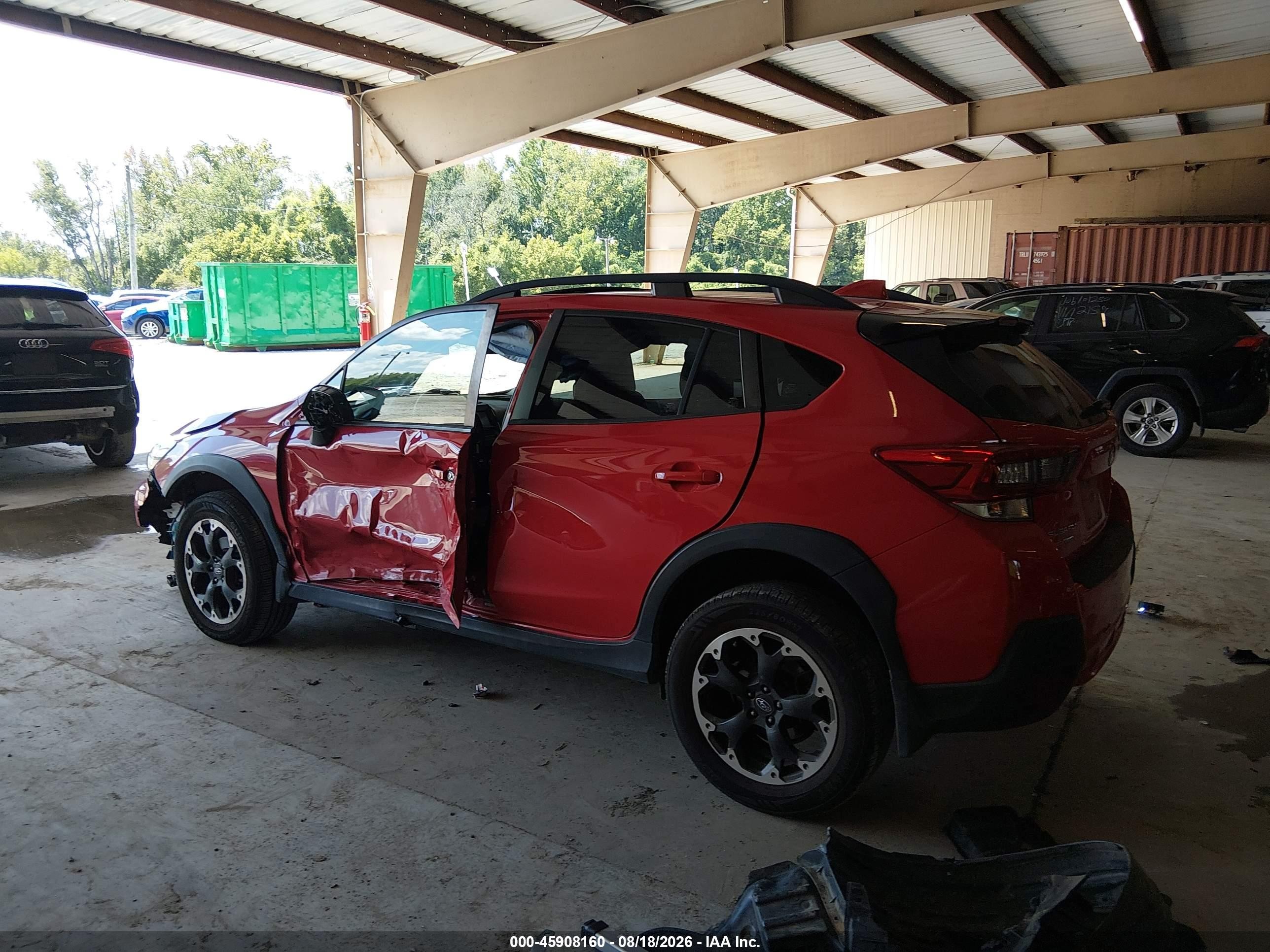2021 Subaru Crosstrek Premium Красный vin: JF2GTAEC1M8376293