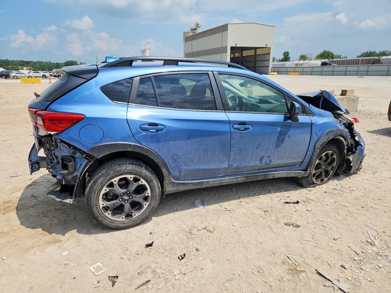 2023 Subaru Crosstrek Premium Blue vin: JF2GTAEC1PH213955