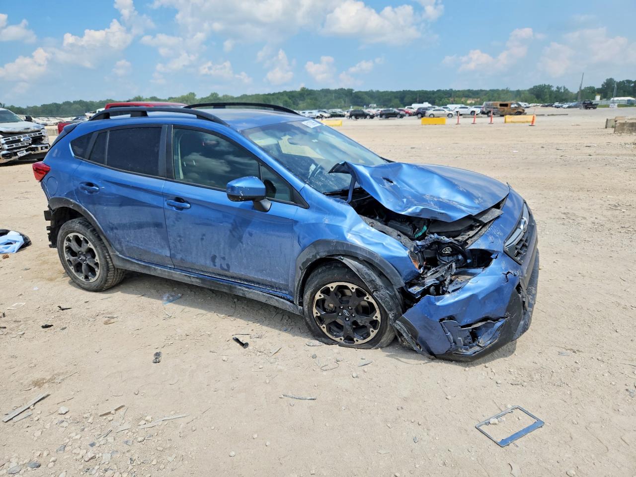 2023 Subaru Crosstrek Premium Blue vin: JF2GTAEC1PH213955