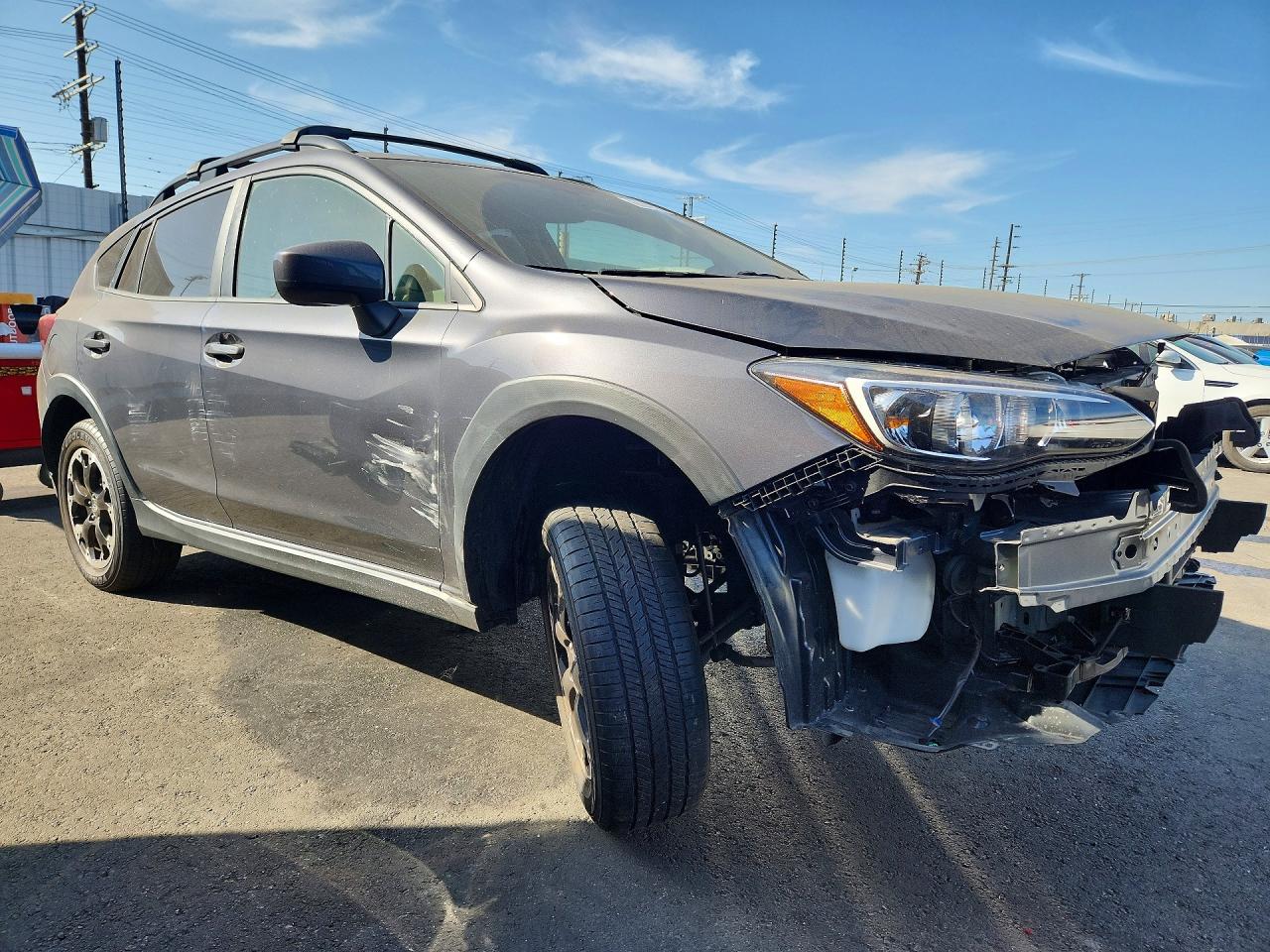 2023 Subaru Crosstrek Premium Gray vin: JF2GTAEC1PH325980