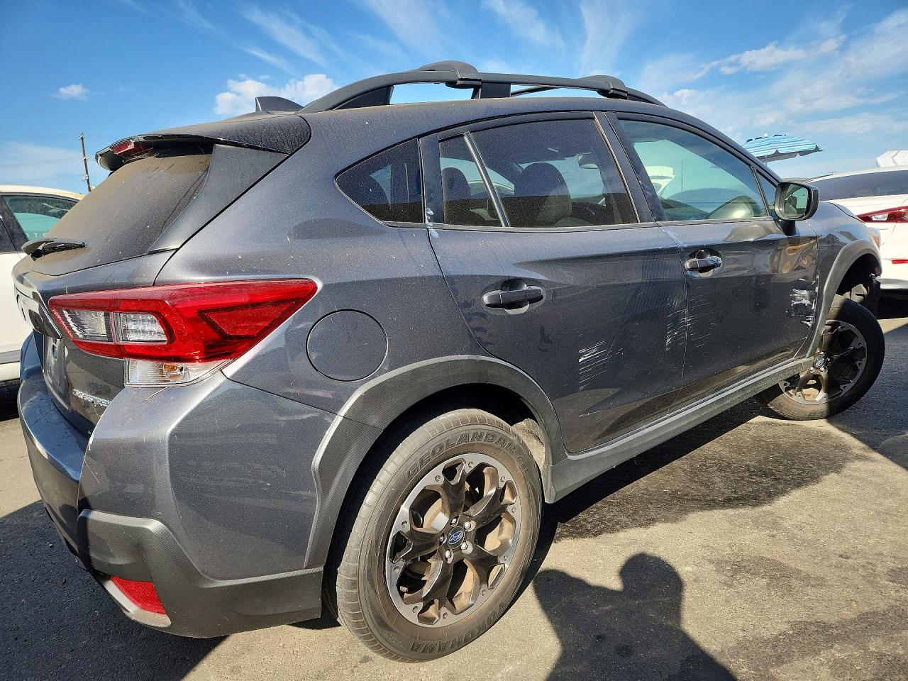2023 Subaru Crosstrek Premium Gray vin: JF2GTAEC1PH325980