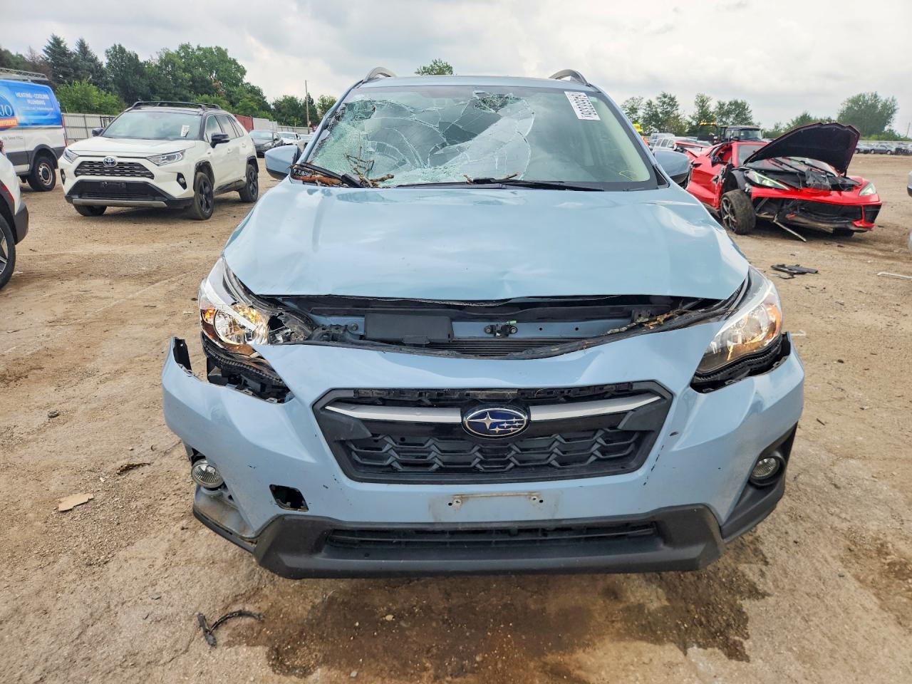 2019 Subaru Crosstrek Premium Blue vin: JF2GTAEC2KH222592