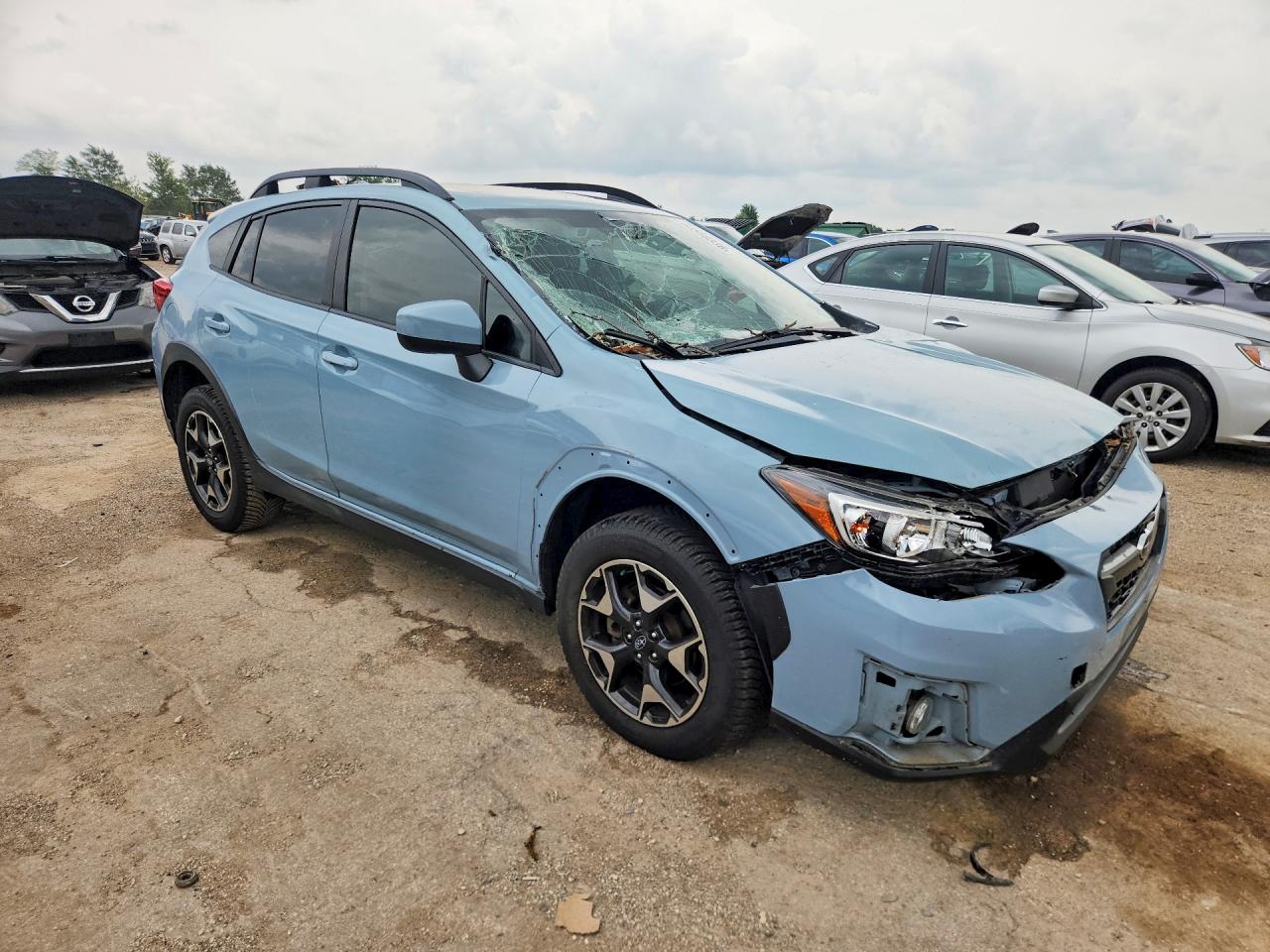 2019 Subaru Crosstrek Premium Blue vin: JF2GTAEC2KH222592