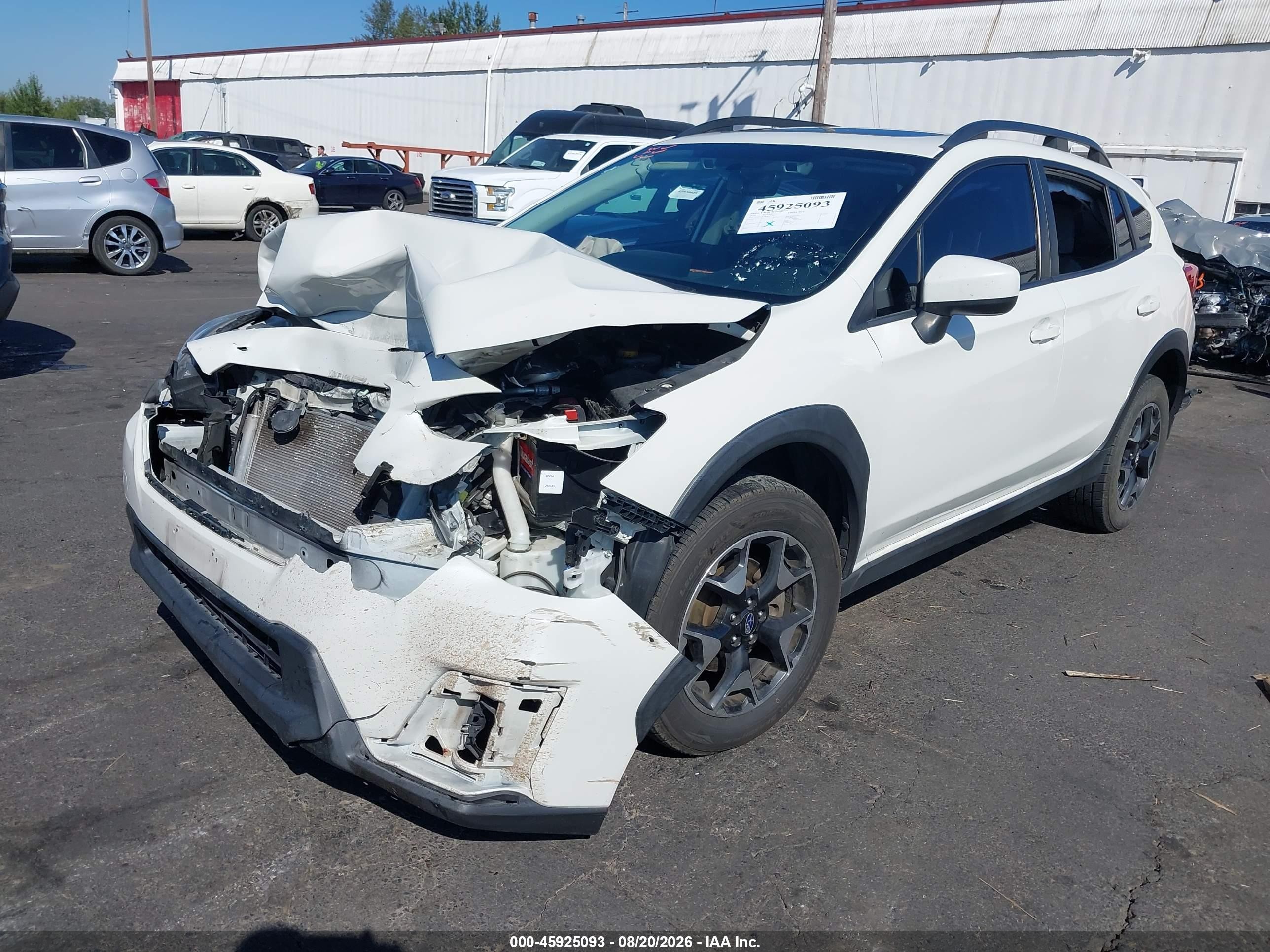 2019 Subaru Crosstrek 2.0i Premium Белый vin: JF2GTAEC2KH252109