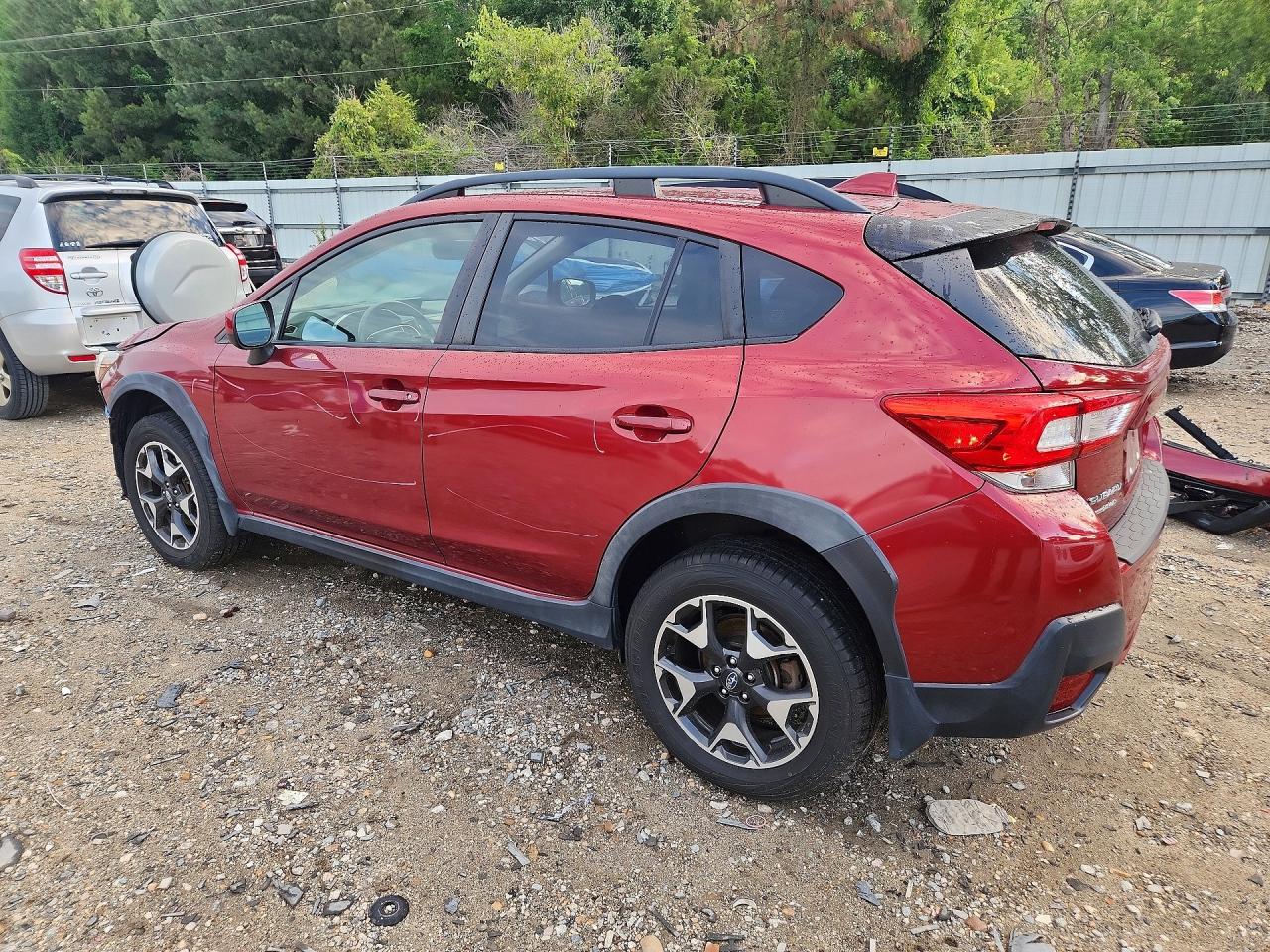 2019 Subaru Crosstrek Premium Burgundy vin: JF2GTAEC2KH317847