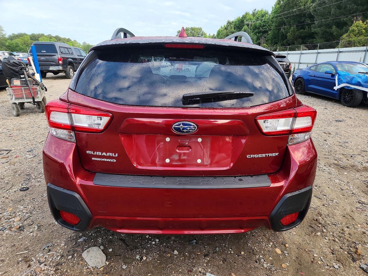 2019 Subaru Crosstrek Premium Burgundy vin: JF2GTAEC2KH317847