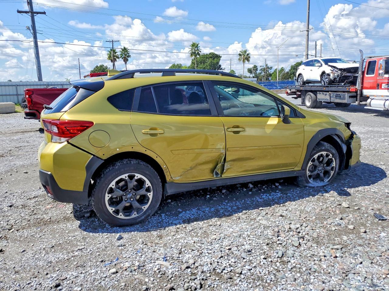 2021 Subaru Crosstrek Premium Green vin: JF2GTAEC2MH215130