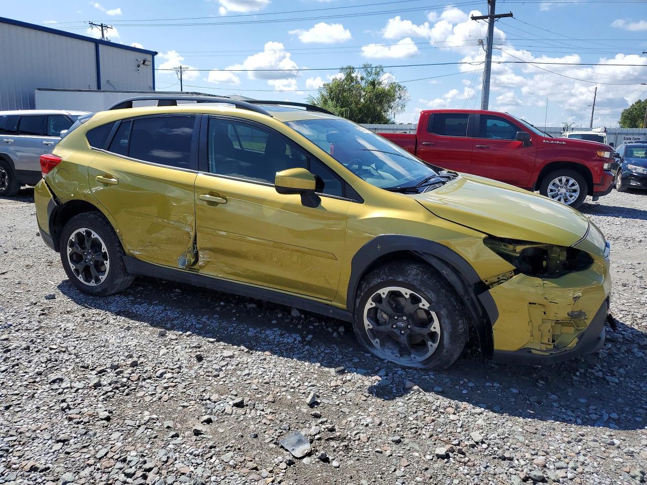 2021 Subaru Crosstrek Premium Green vin: JF2GTAEC2MH215130
