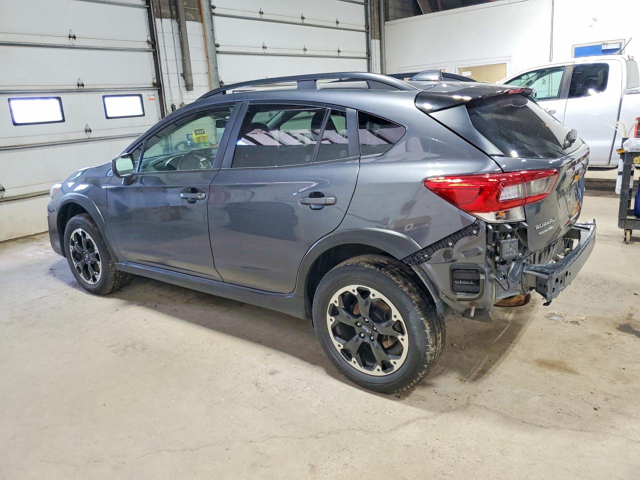 2022 Subaru Crosstrek Premium Gray vin: JF2GTAEC2NH206199