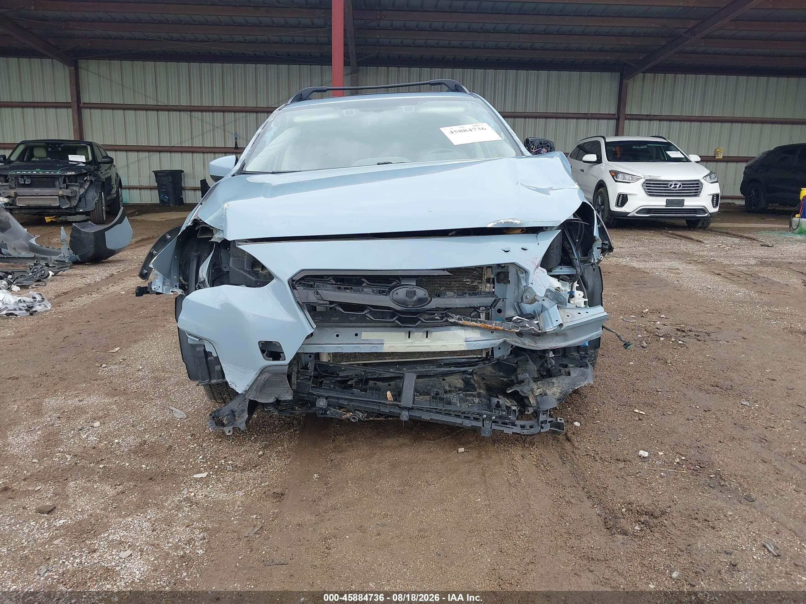 2020 Subaru Crosstrek Premium Light Blue vin: JF2GTAEC3L8223543