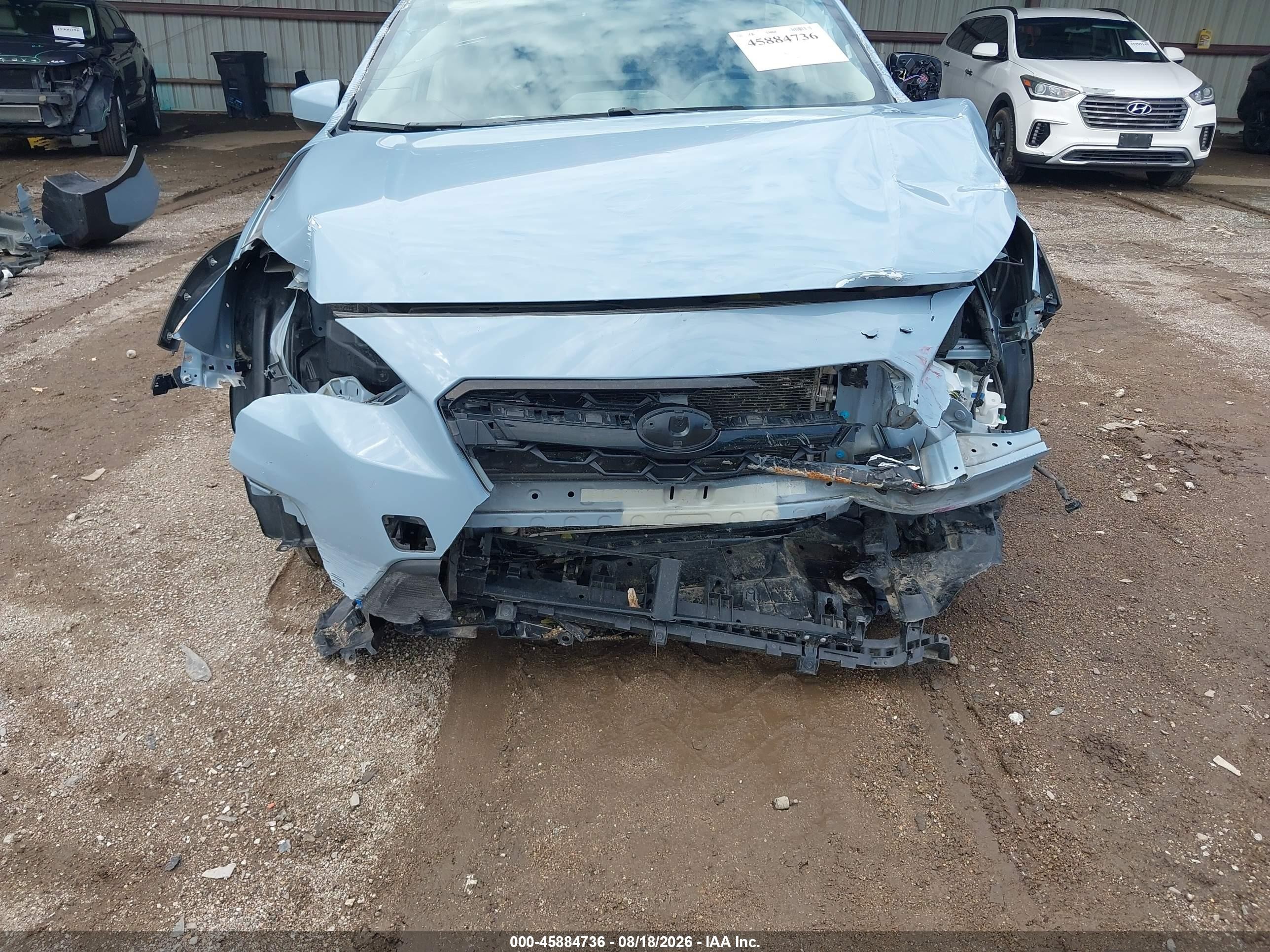 2020 Subaru Crosstrek Premium Light Blue vin: JF2GTAEC3L8223543