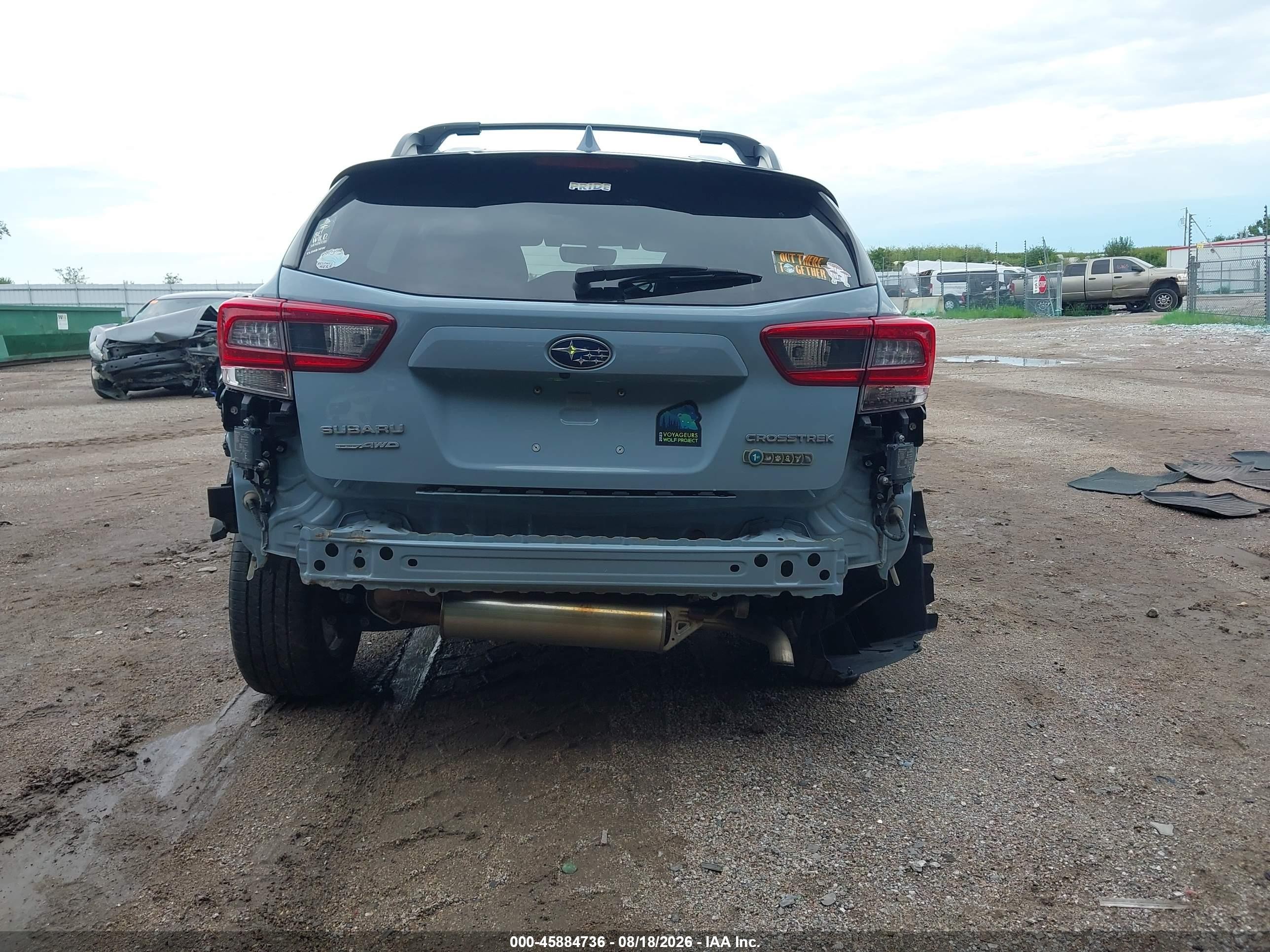 2020 Subaru Crosstrek Premium Light Blue vin: JF2GTAEC3L8223543