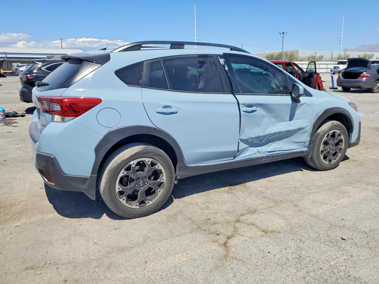 2021 Subaru Crosstrek Premium Blue vin: JF2GTAEC4MH224864