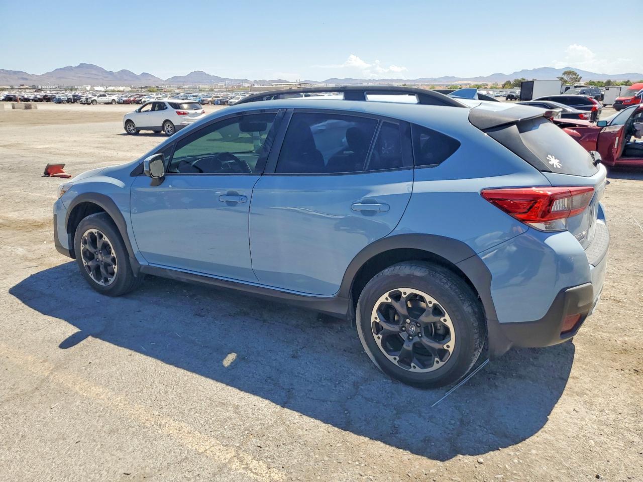 2021 Subaru Crosstrek Premium Blue vin: JF2GTAEC4MH224864