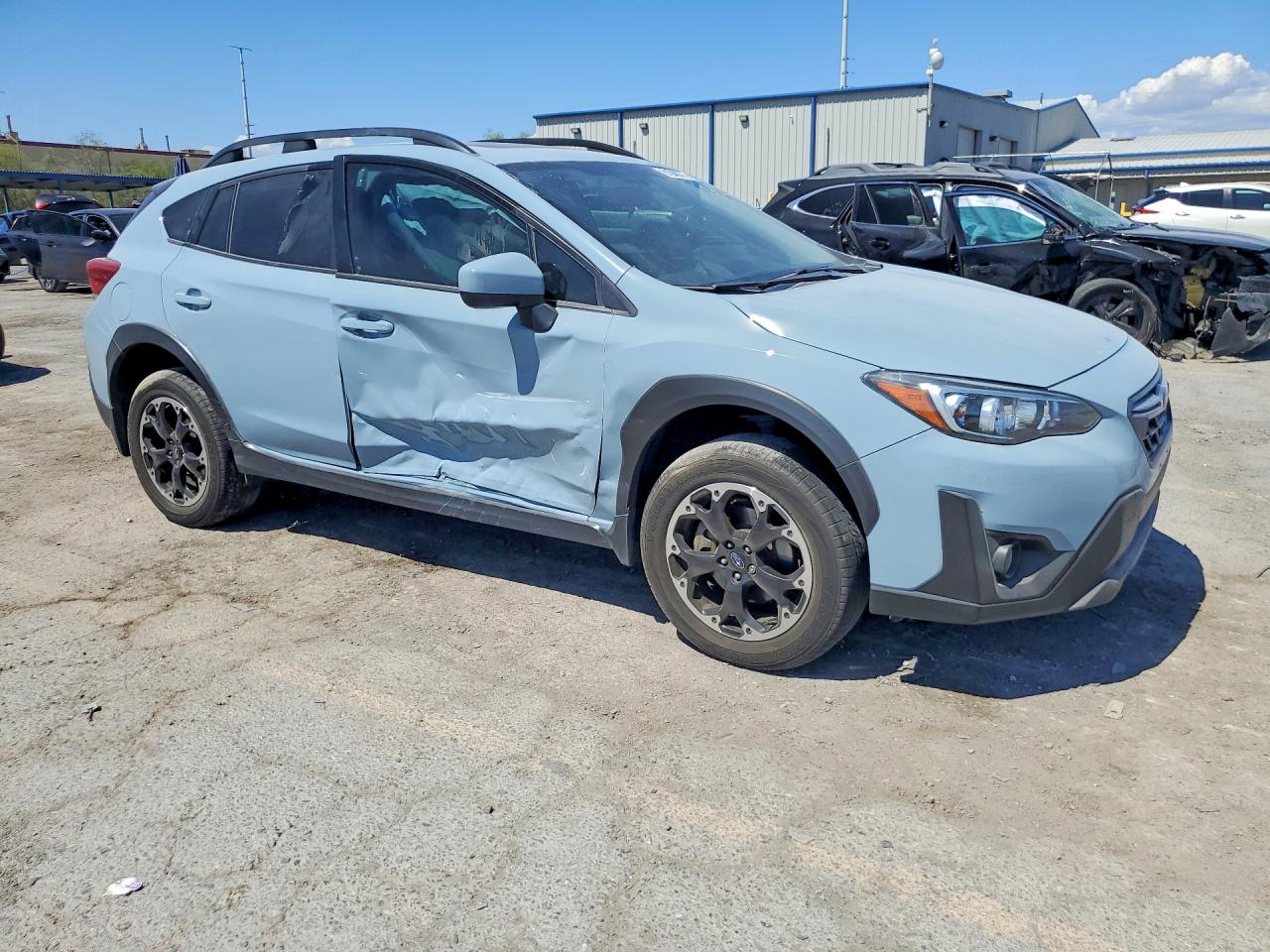 2021 Subaru Crosstrek Premium Blue vin: JF2GTAEC4MH224864