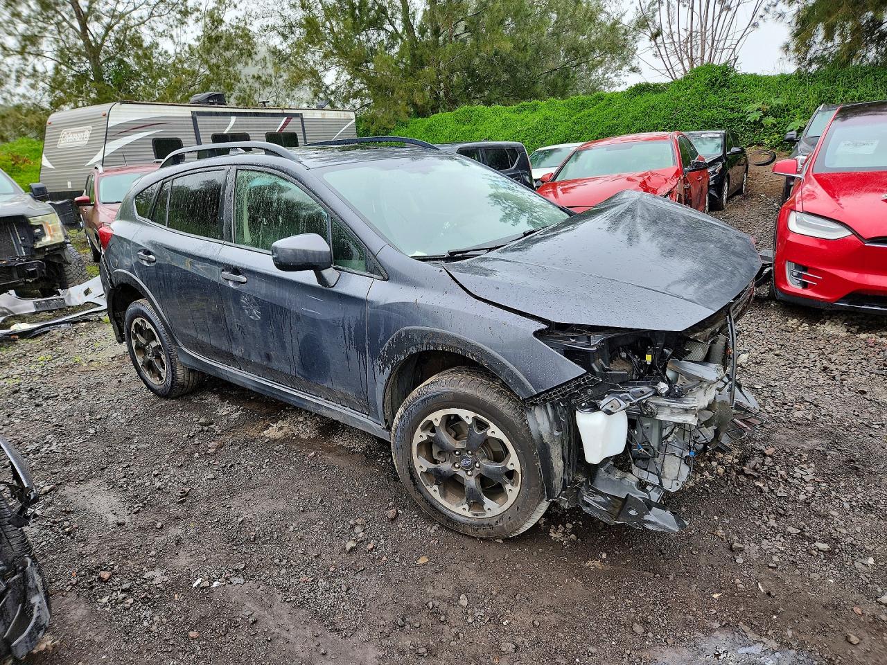 2021 Subaru Crosstrek Premium Charcoal vin: JF2GTAEC4MH657066