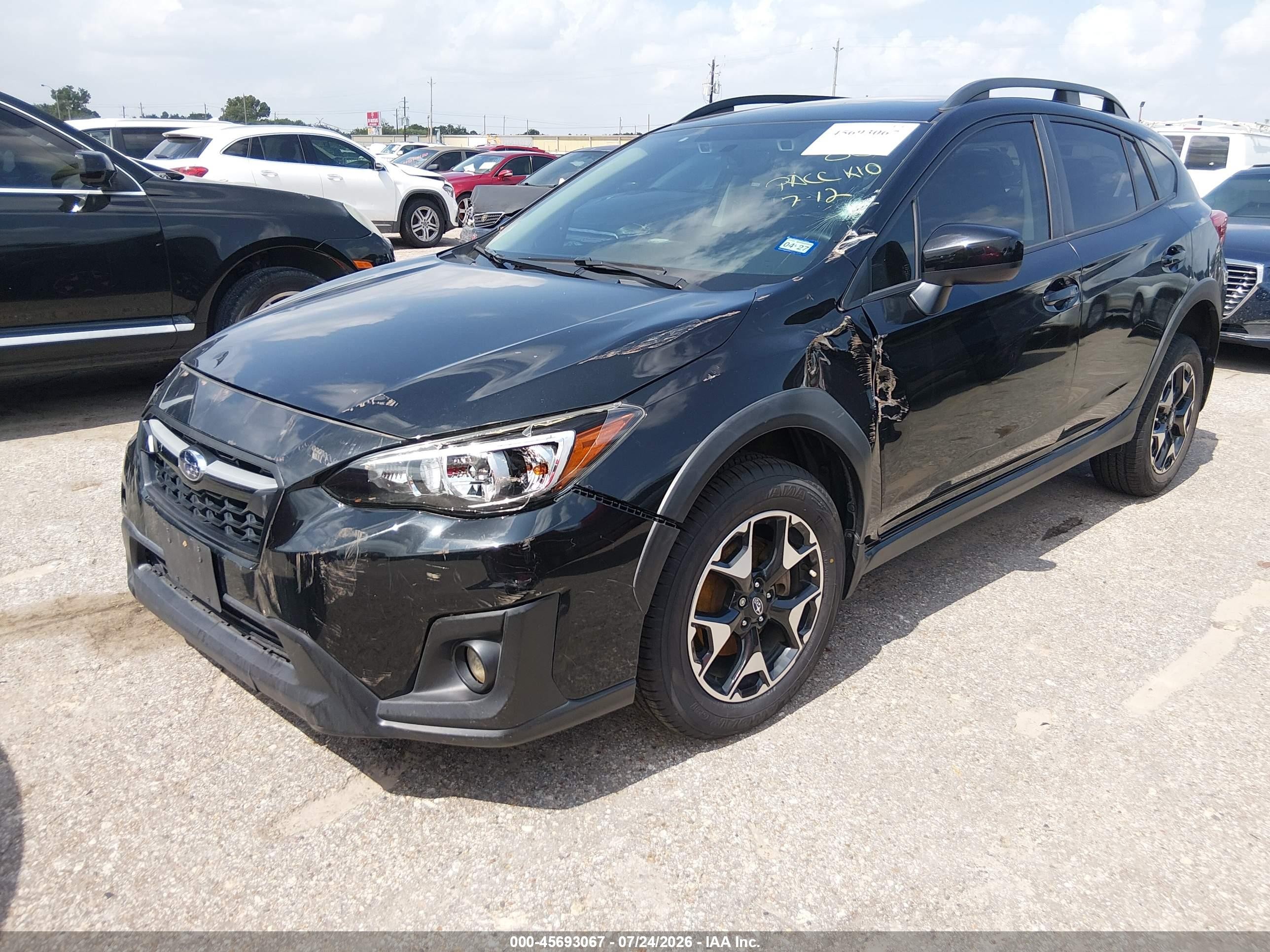 2019 Subaru Crosstrek 2.0i Premium Черный vin: JF2GTAEC6K8327698