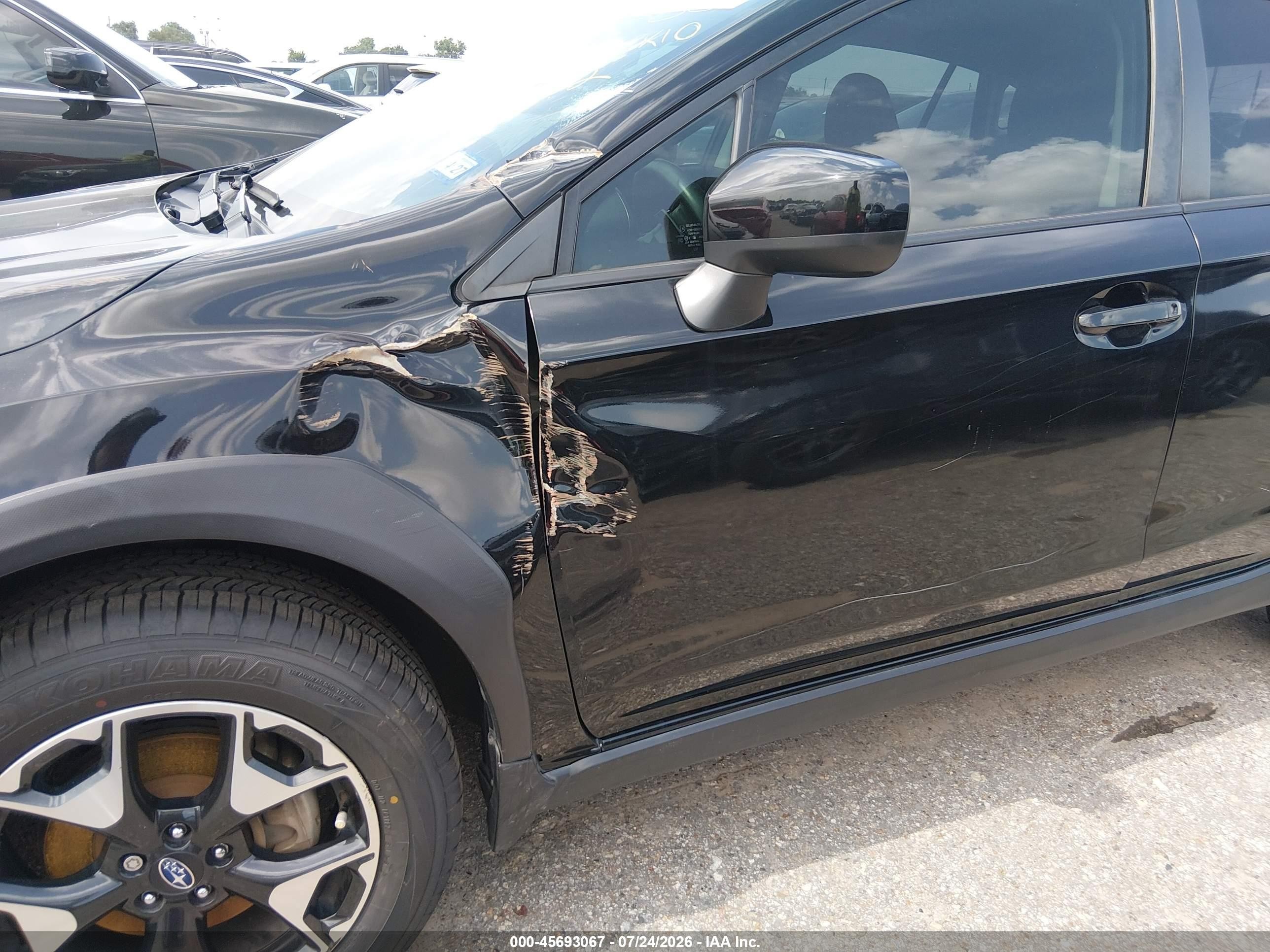 2019 Subaru Crosstrek 2.0i Premium Black vin: JF2GTAEC6K8327698