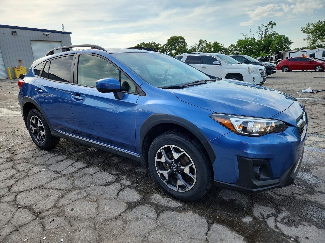 2020 Subaru Crosstrek Premium Blue vin: JF2GTAEC7LH258375