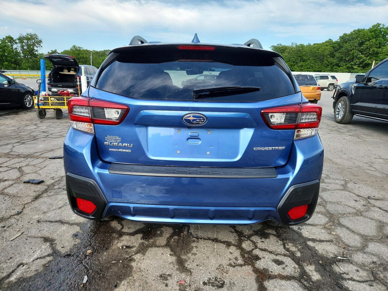 2020 Subaru Crosstrek Premium Blue vin: JF2GTAEC7LH258375