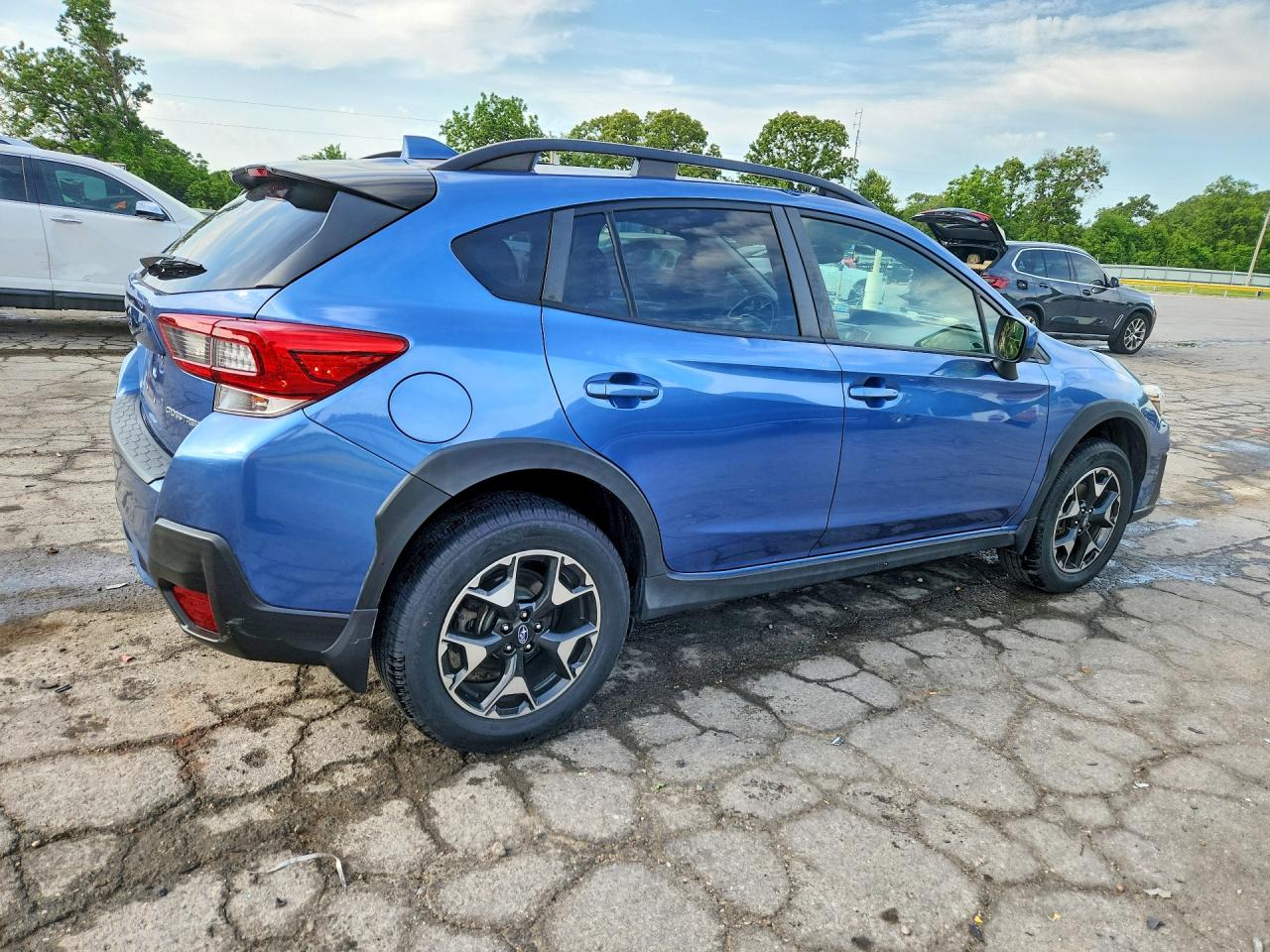 2020 Subaru Crosstrek Premium Blue vin: JF2GTAEC7LH258375