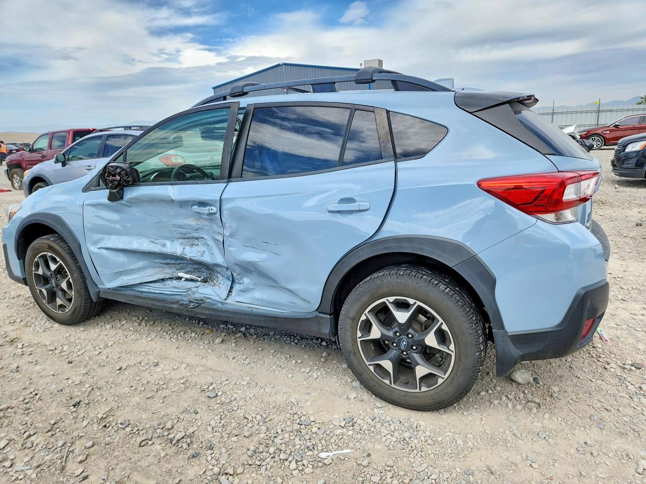 2019 Subaru Crosstrek Premium Blue vin: JF2GTAEC8K8211063