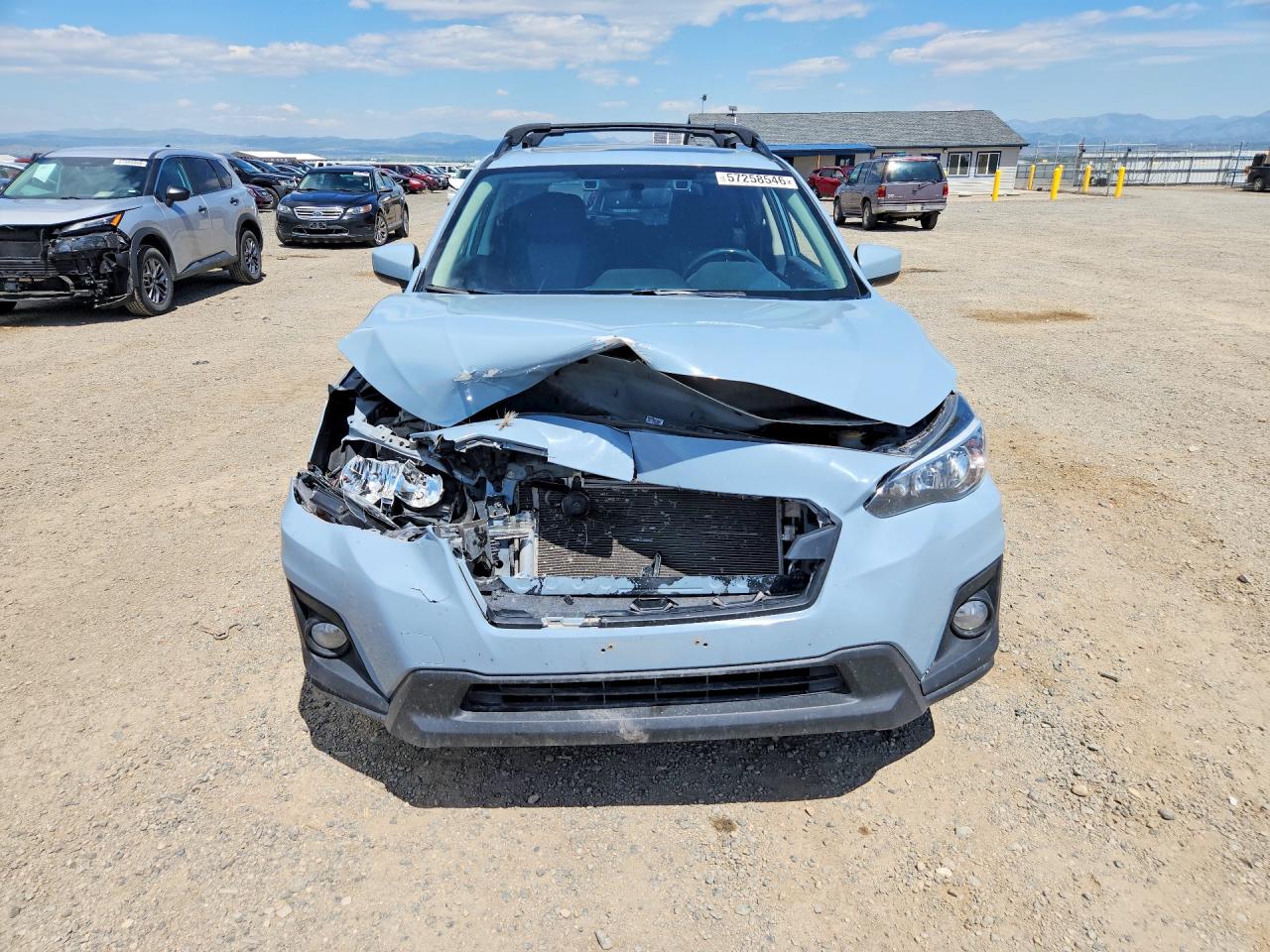 2020 Subaru Crosstrek Premium Blue vin: JF2GTAEC8L8228740