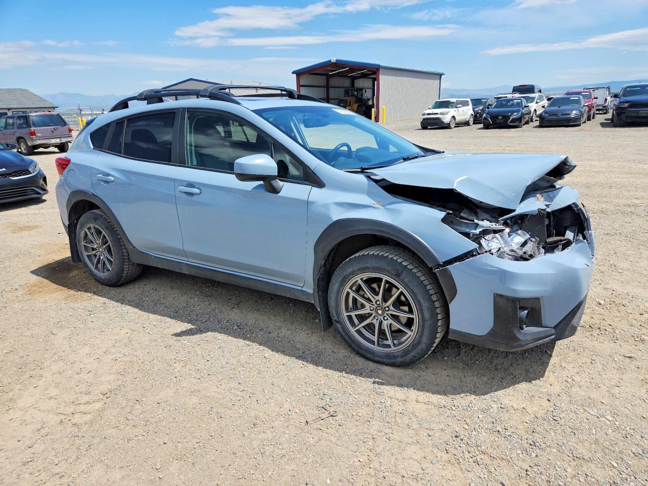 2020 Subaru Crosstrek Premium Blue vin: JF2GTAEC8L8228740