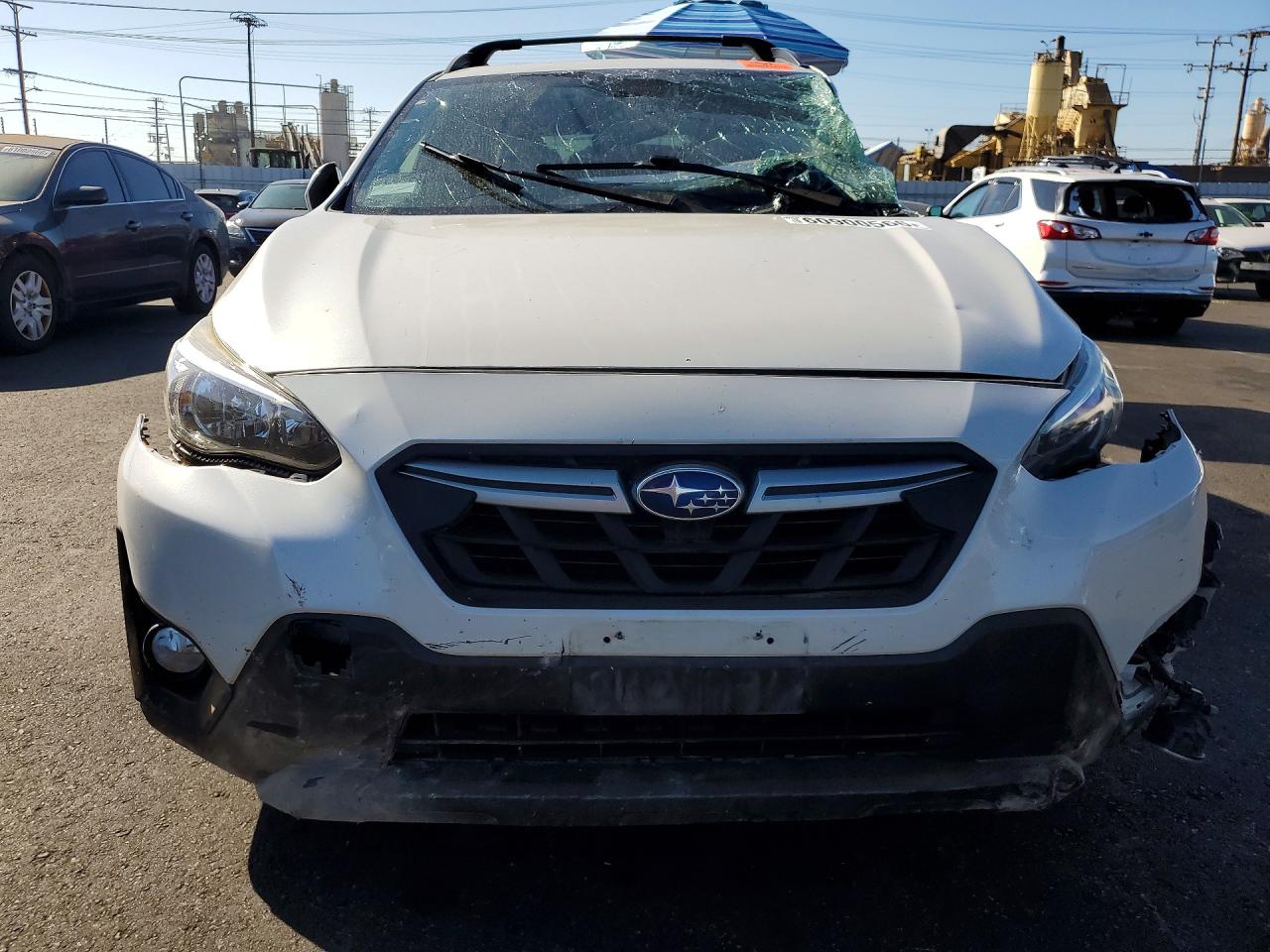 2021 Subaru Crosstrek Premium White vin: JF2GTAEC8MH330993