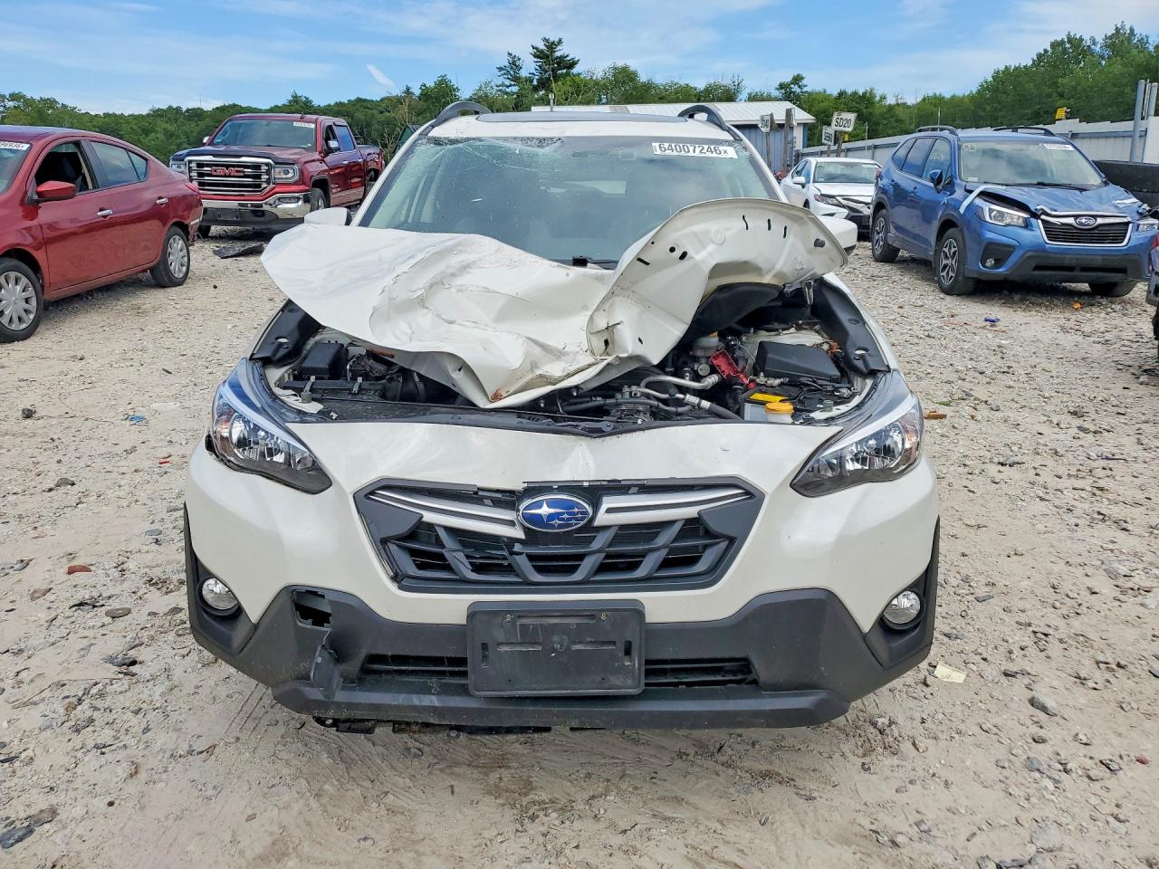 2023 Subaru Crosstrek Premium White vin: JF2GTAEC8P8331095