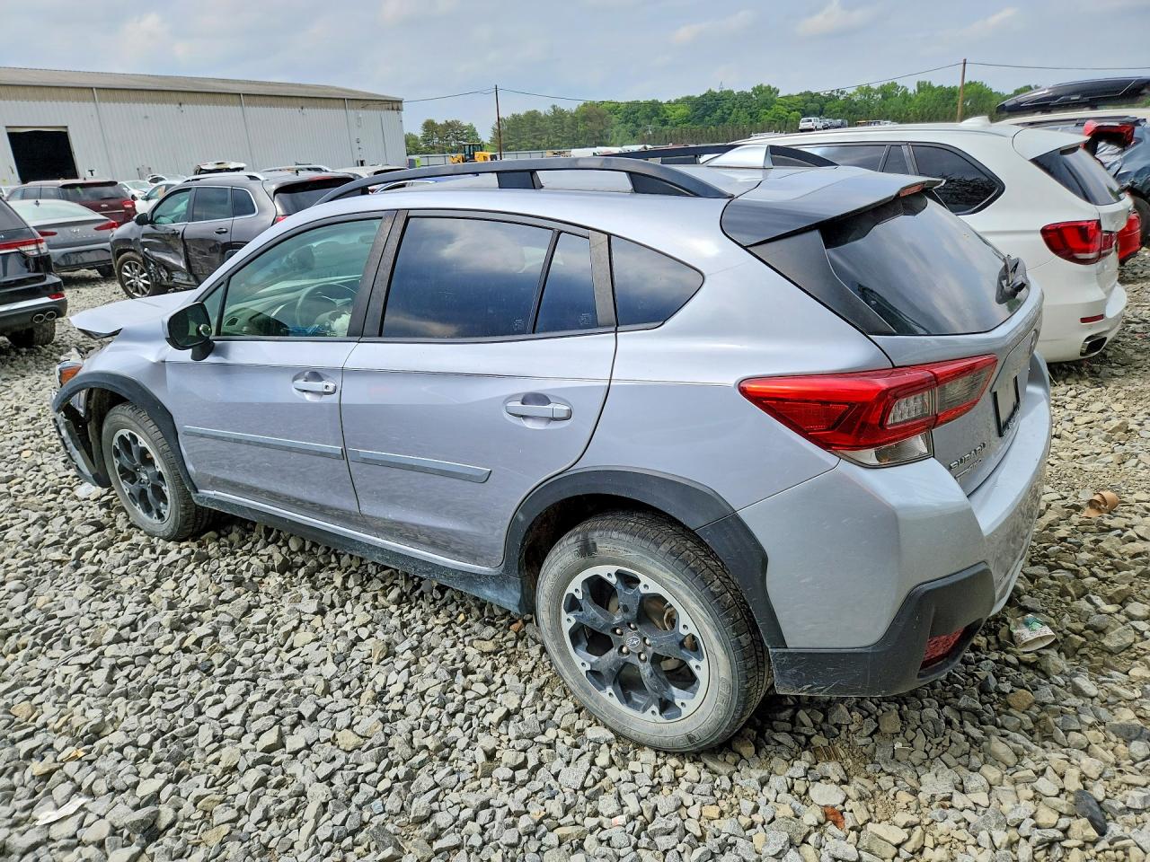 2021 Subaru Crosstrek Premium Silver vin: JF2GTAECXM8272787