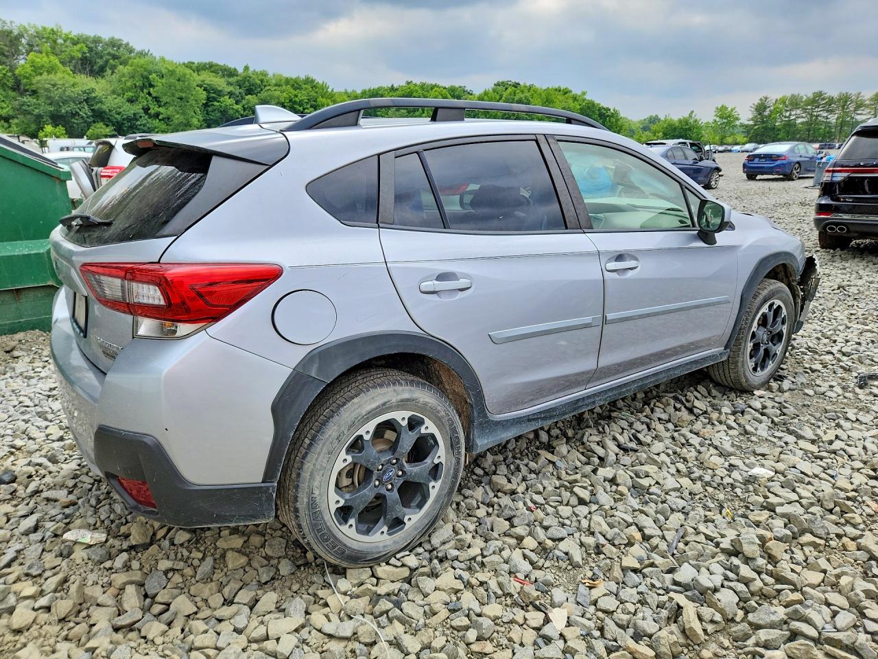 2021 Subaru Crosstrek Premium Silver vin: JF2GTAECXM8272787