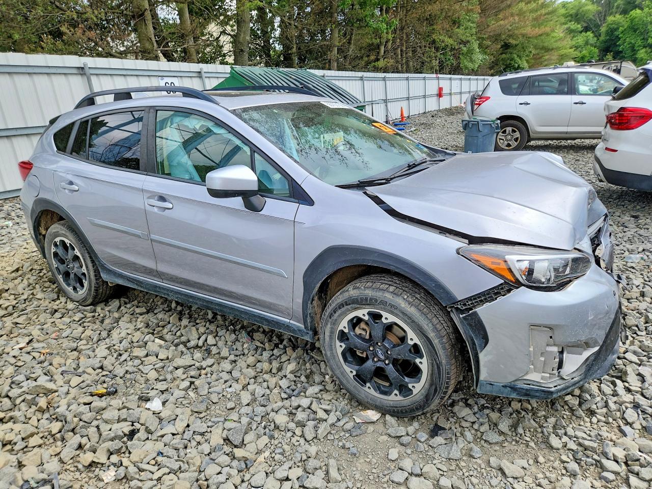 2021 Subaru Crosstrek Premium Silver vin: JF2GTAECXM8272787
