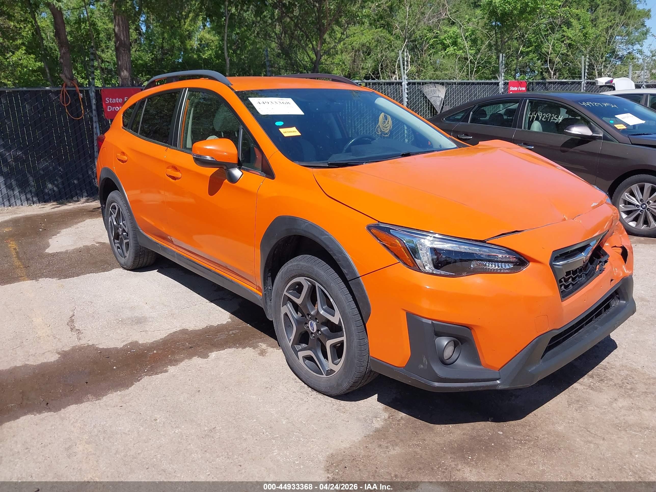 2018 Subaru Crosstrek 2.0i Limited Orange vin: JF2GTAJC0J8278664