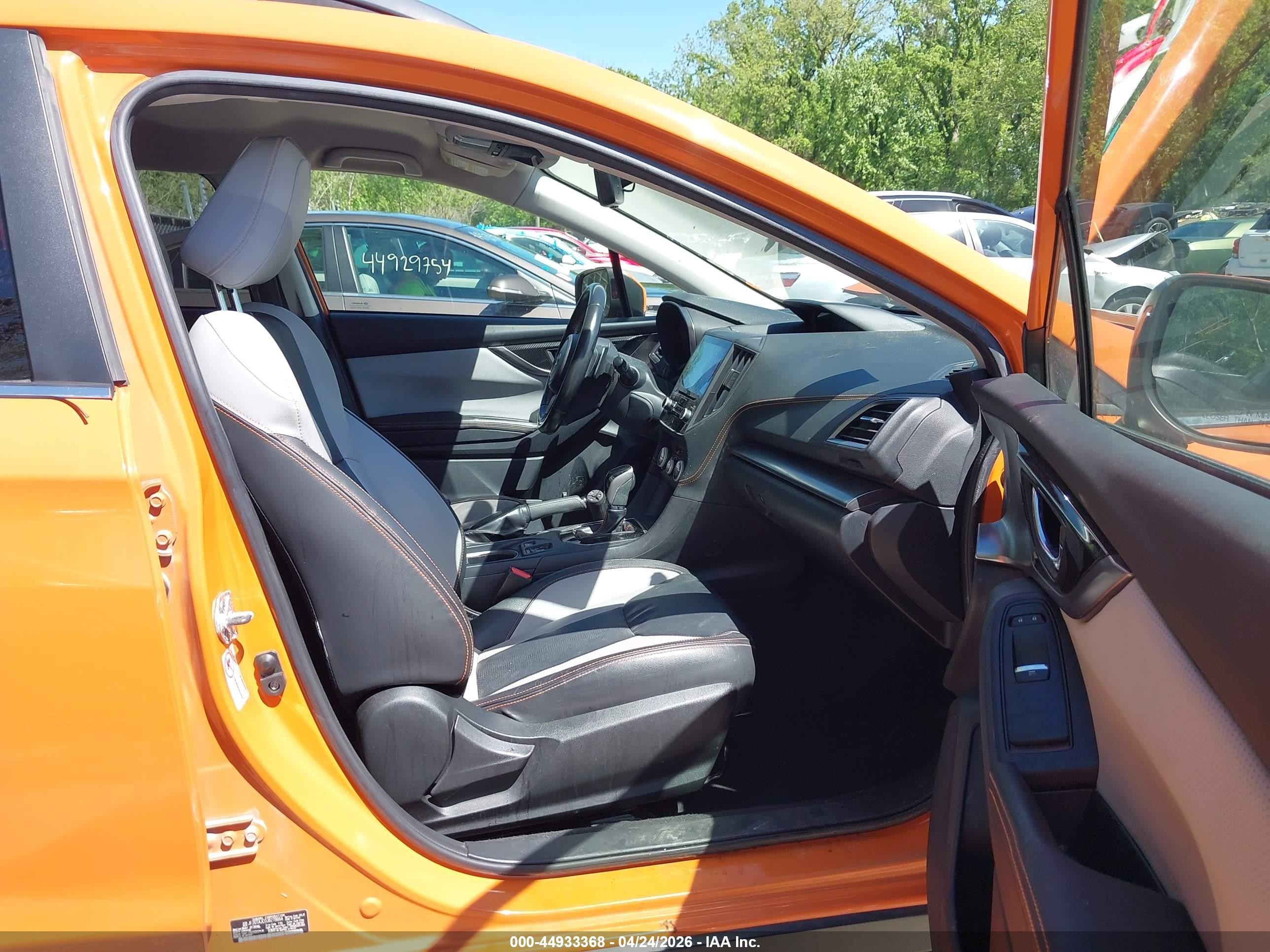 2018 Subaru Crosstrek 2.0i Limited Оранжевый vin: JF2GTAJC0J8278664