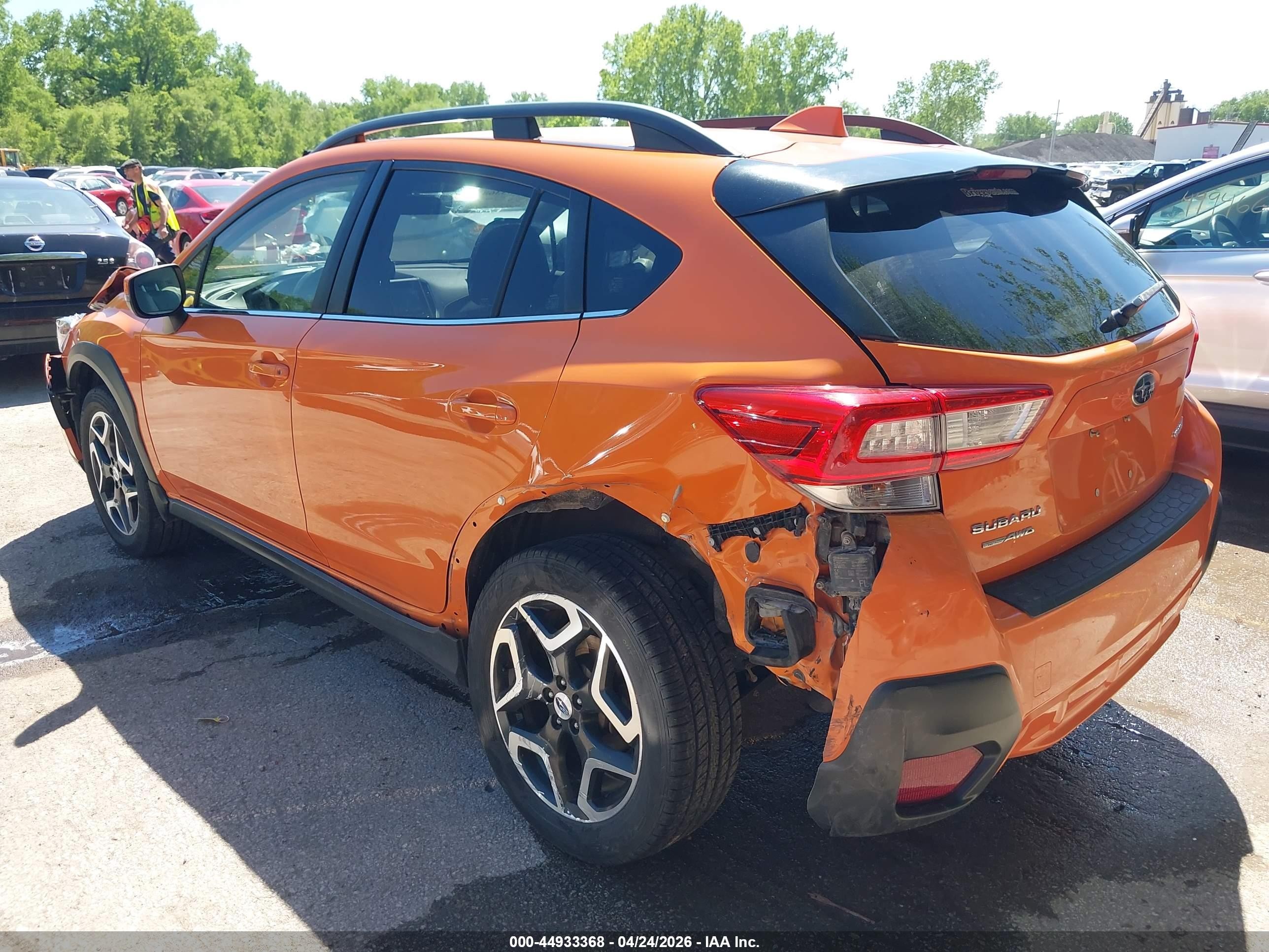 2018 Subaru Crosstrek 2.0i Limited Оранжевый vin: JF2GTAJC0J8278664
