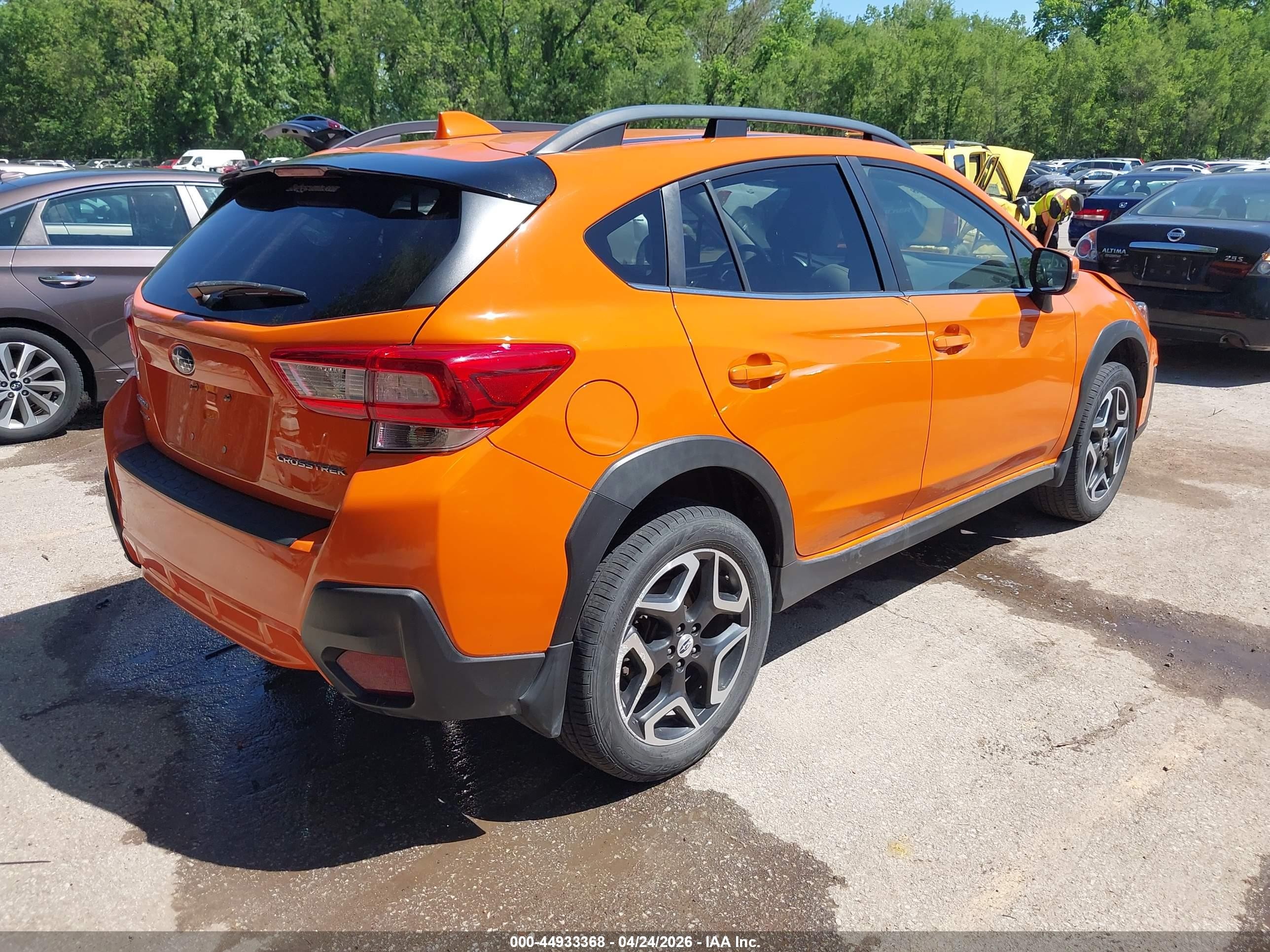 2018 Subaru Crosstrek 2.0i Limited Оранжевый vin: JF2GTAJC0J8278664
