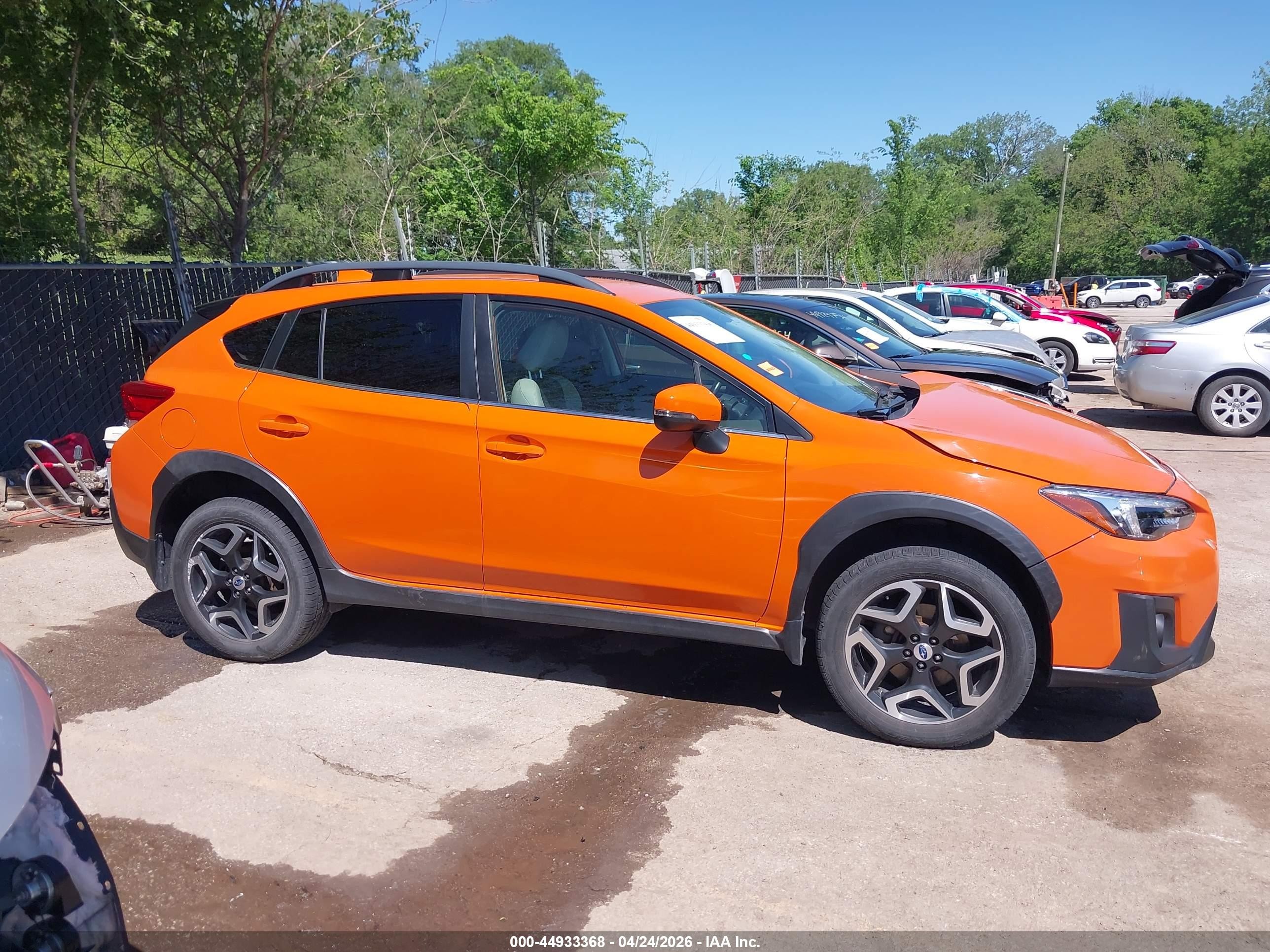 2018 Subaru Crosstrek 2.0i Limited Оранжевый vin: JF2GTAJC0J8278664