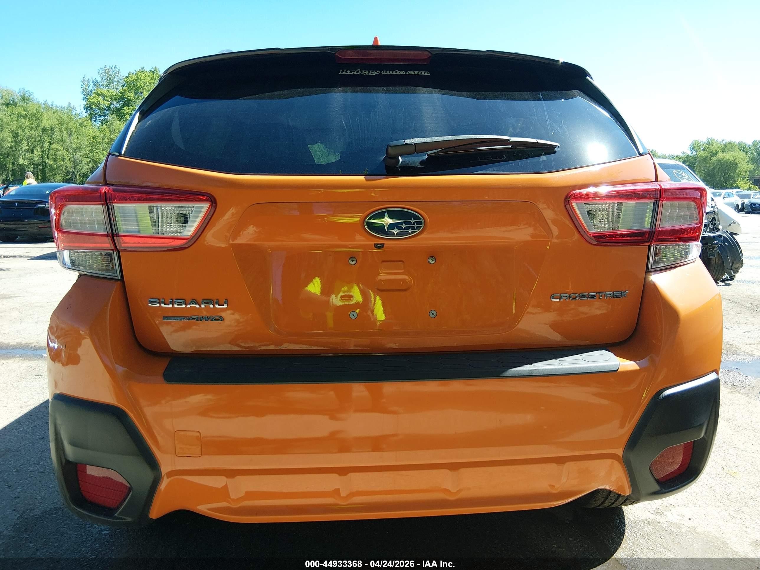 2018 Subaru Crosstrek 2.0i Limited Оранжевый vin: JF2GTAJC0J8278664