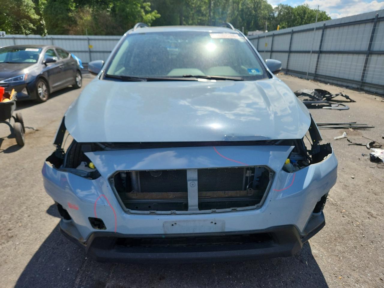 2018 Subaru Crosstrek Blue vin: JF2GTALC4JH311470