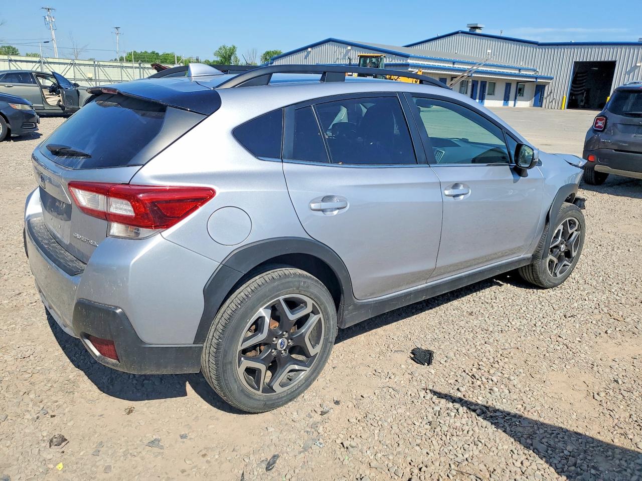 2018 Subaru Crosstrek Limited Gray vin: JF2GTALC5J8350083