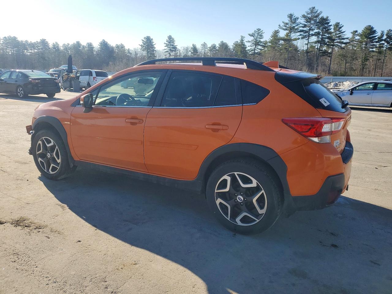 2018 Subaru Crosstrek Limited Orange vin: JF2GTALC5JH221051