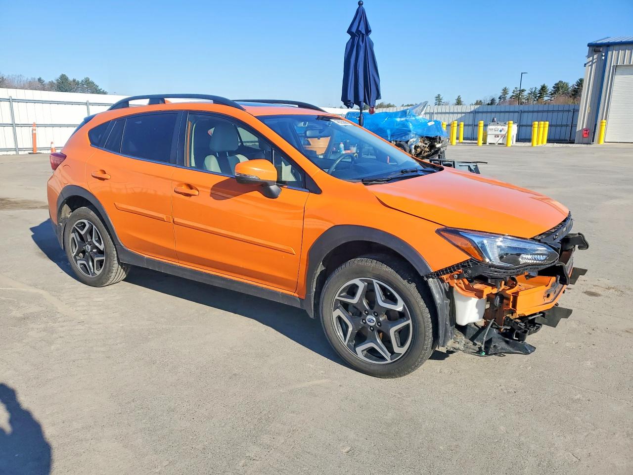 2018 Subaru Crosstrek Limited Orange vin: JF2GTALC5JH221051