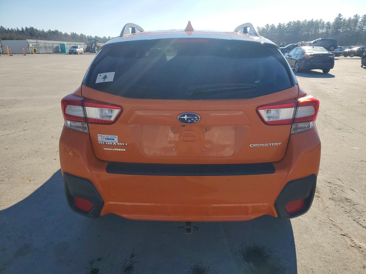 2018 Subaru Crosstrek Limited Orange vin: JF2GTALC5JH221051