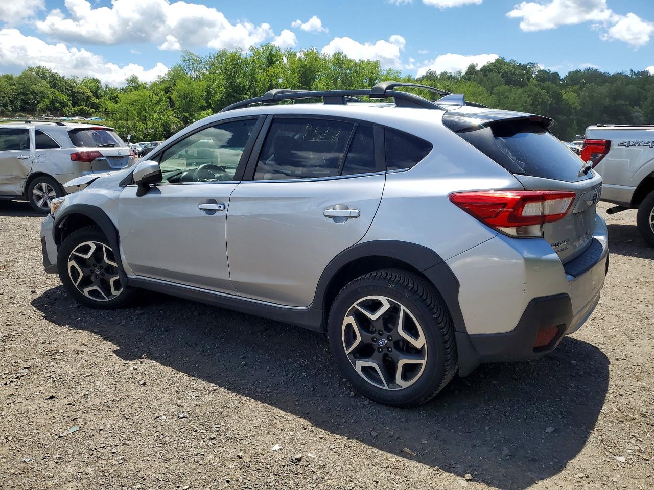 2019 Subaru Crosstrek Limited Silver vin: JF2GTAMC0KH316150
