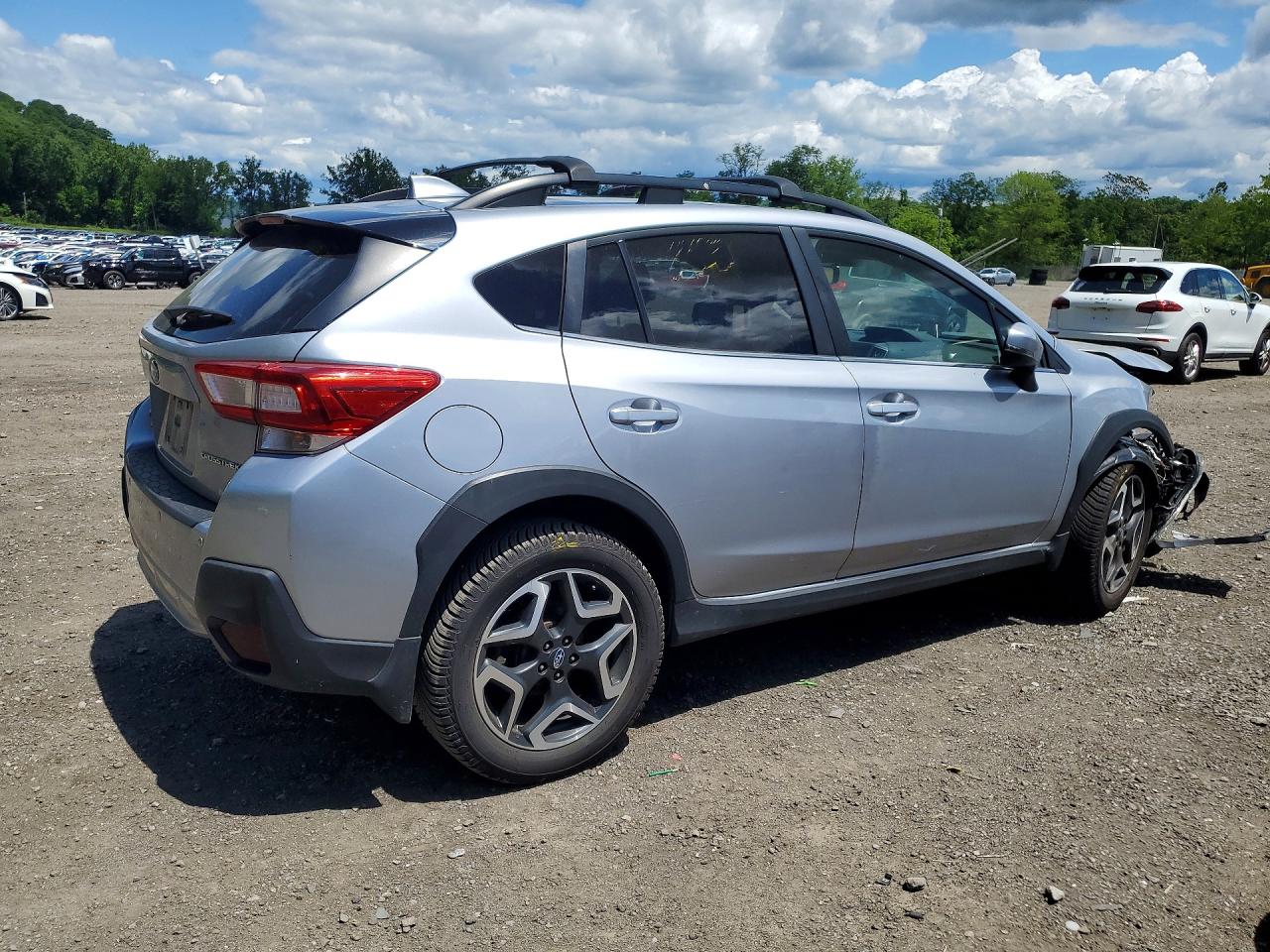 2019 Subaru Crosstrek Limited Silver vin: JF2GTAMC0KH316150