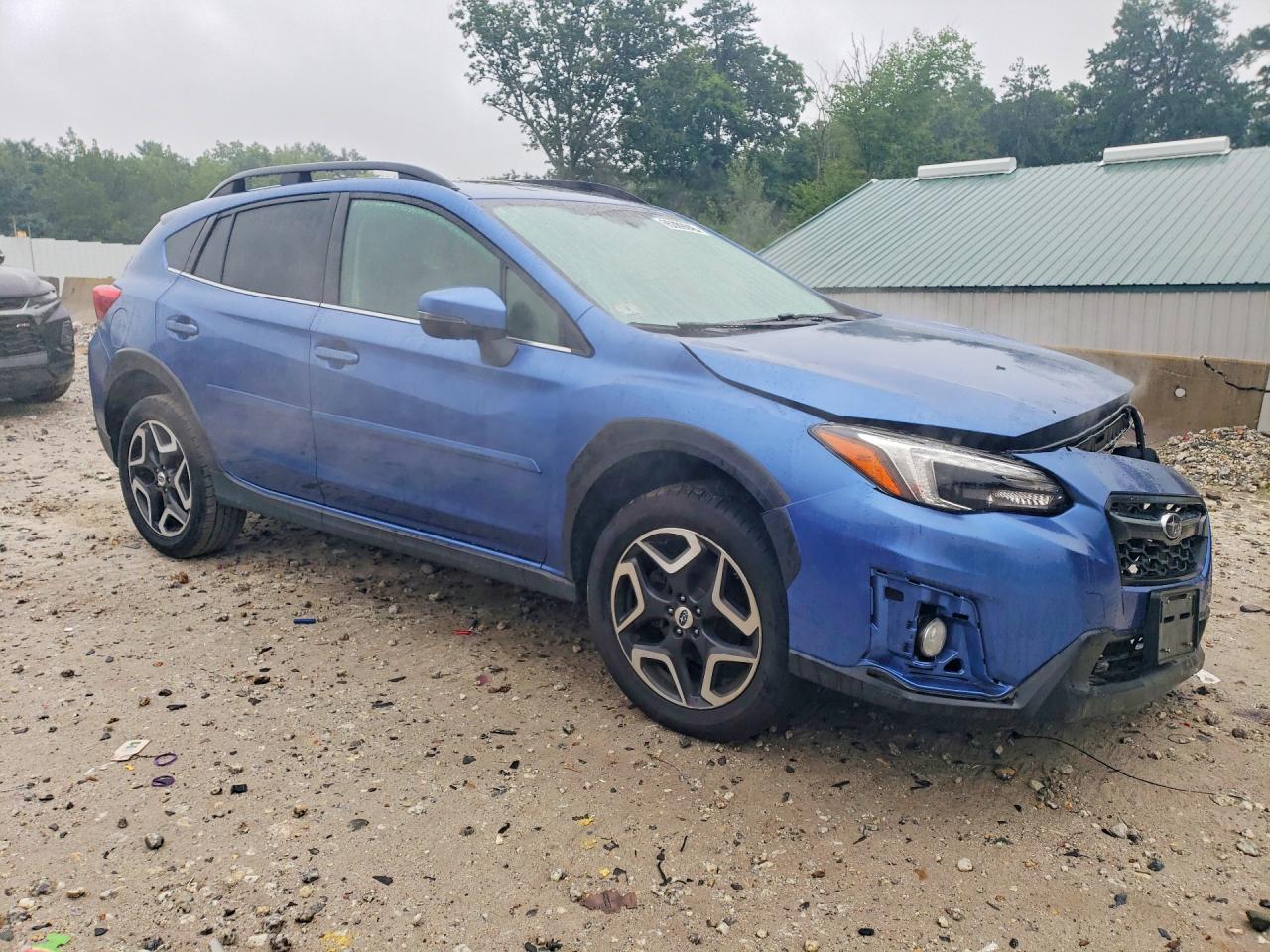 2018 Subaru Crosstrek Limited Blue vin: JF2GTAMC2JH329190