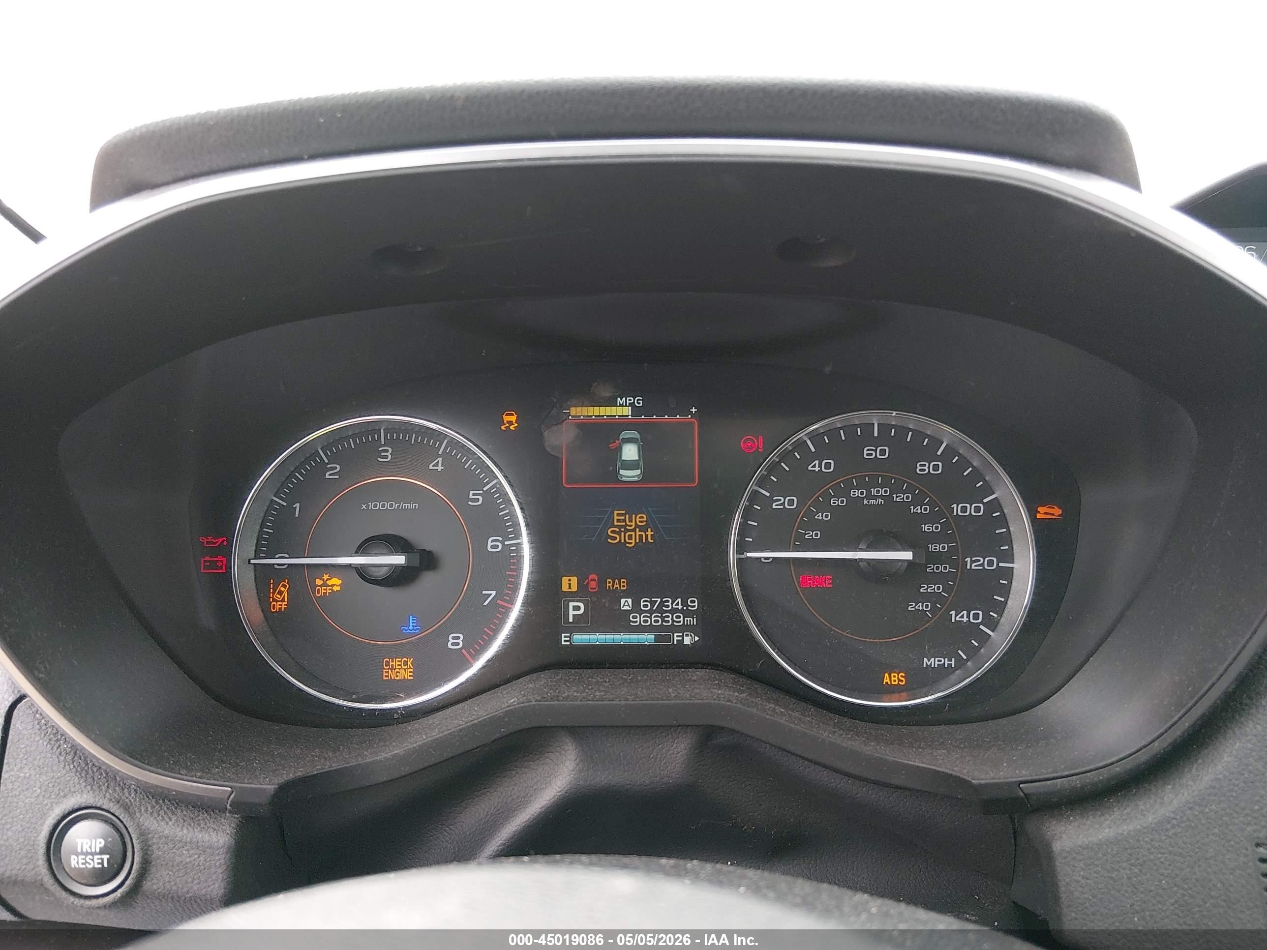 2019 Subaru Crosstrek 2.0i Limited Gray vin: JF2GTAMC3K8258857