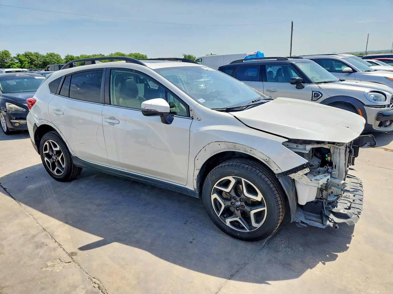2019 Subaru Crosstrek Limited White vin: JF2GTAMC3K8269258